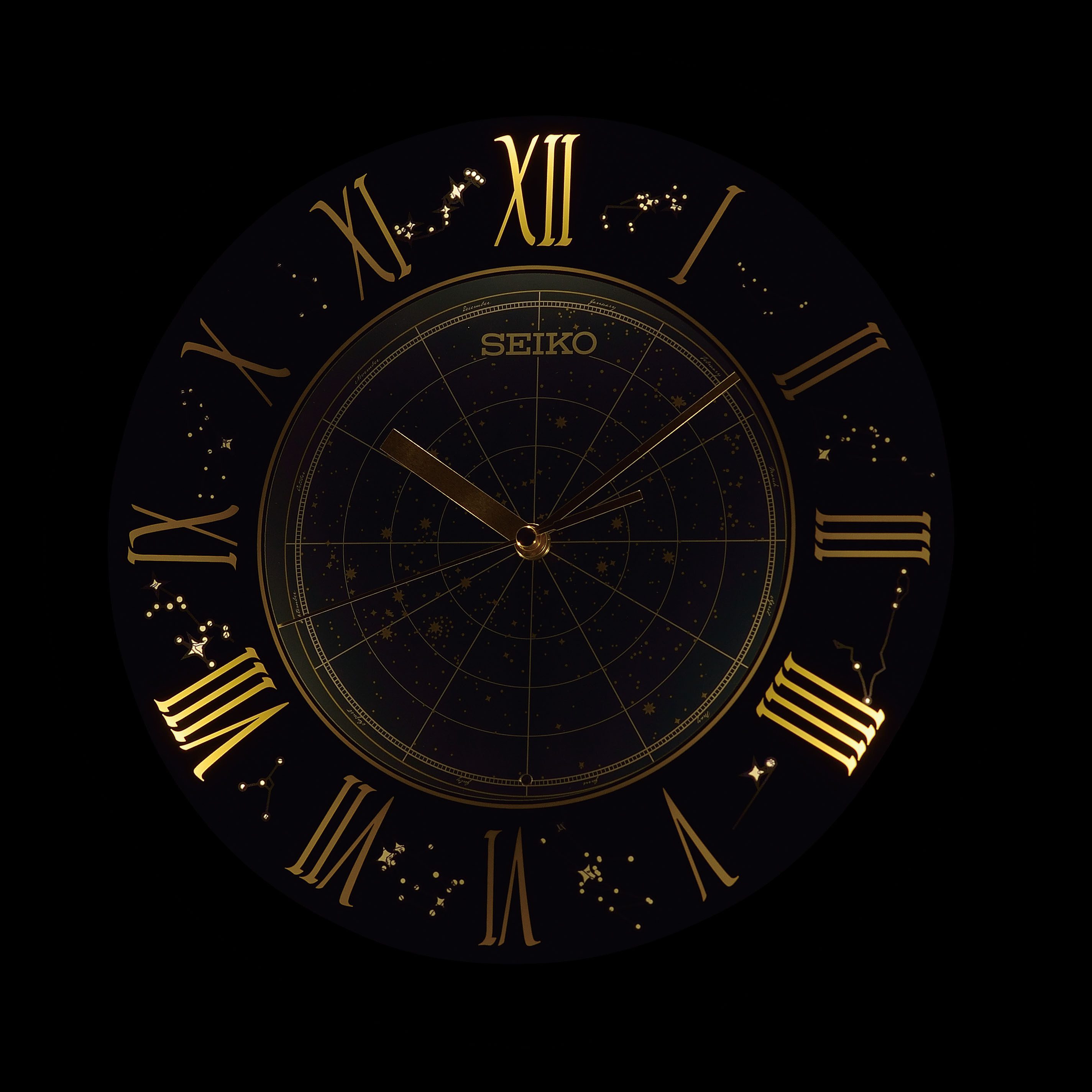Seiko Wanduhr (Quarzuhr,leuchtendes Zifferblatt,Wohnzimmer,Küche, Esszimmer günstig online kaufen