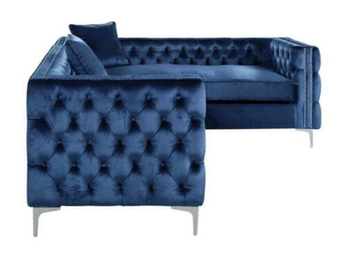Chesterfield in Europe Sofa Neu, Ecksofa Made Eckcouch Blaue Polster Luxus JVmoebel Moderne L-Form