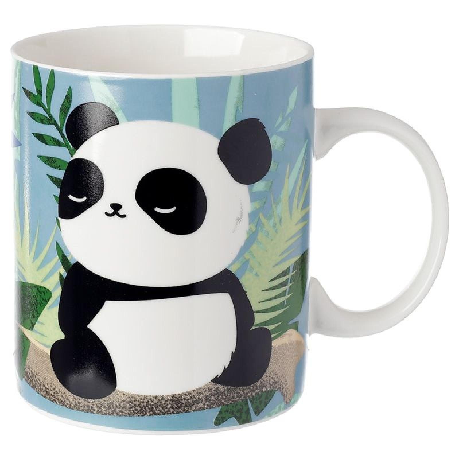 Puckator Tasse Pandarama Panda Tasse aus Porzellan