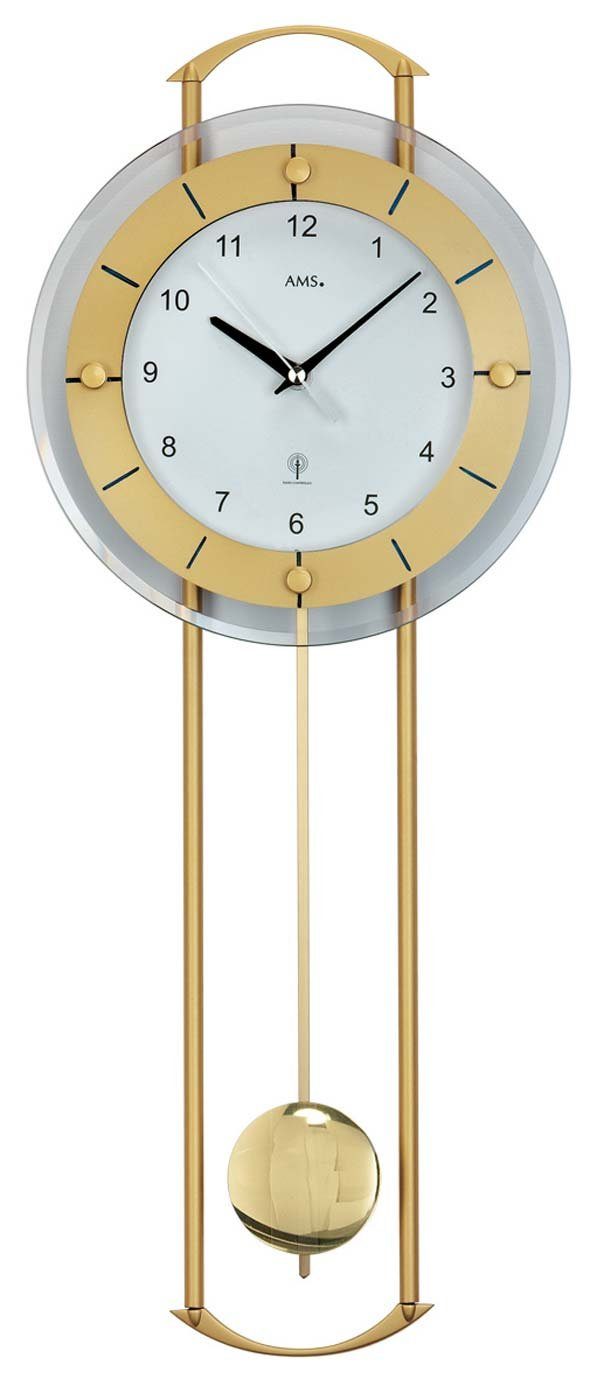 AMS Wanduhr Funkpendeluhr 24 x 60 günstig online kaufen