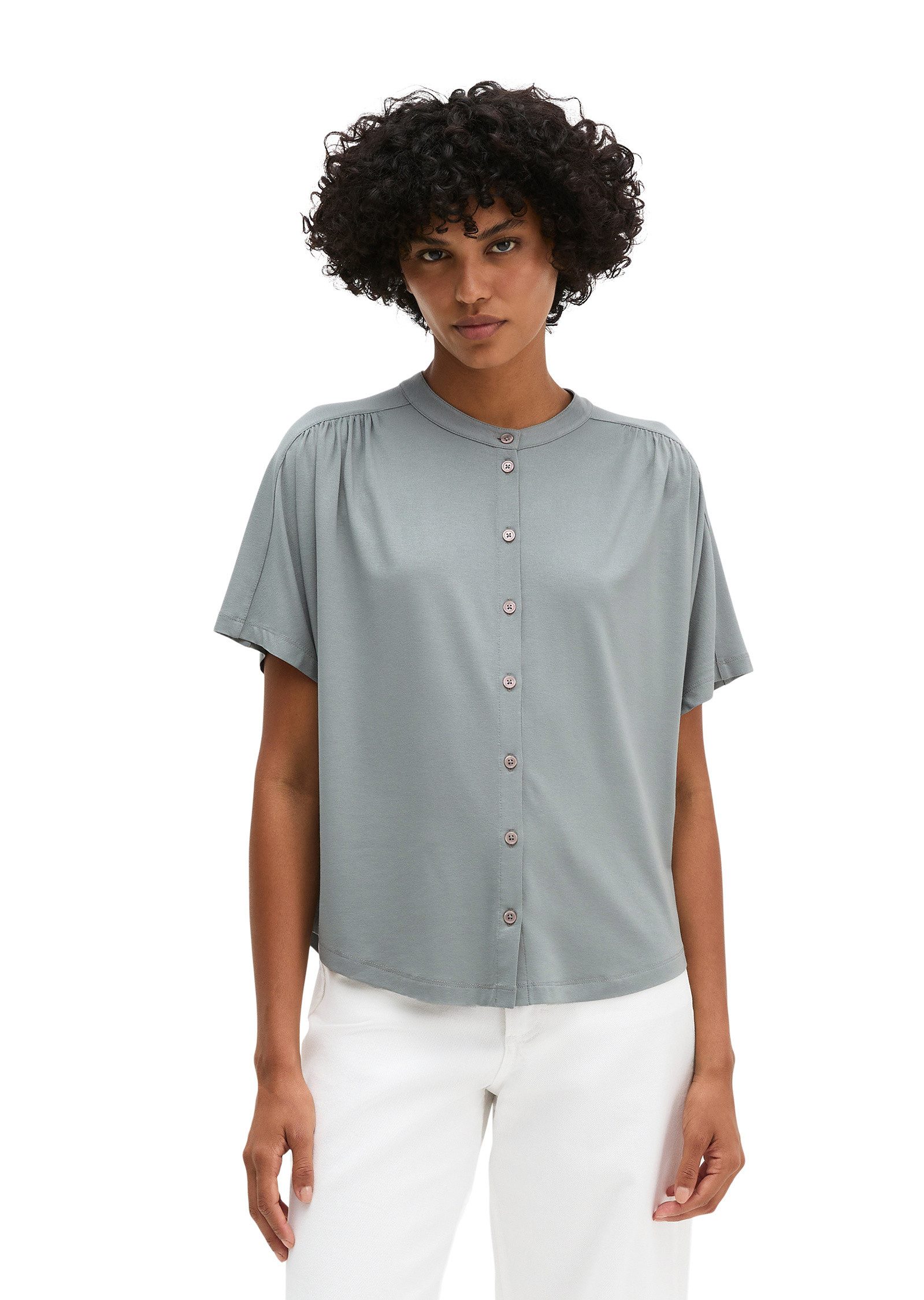 Marc O'Polo Kurzarmshirt aus LENZING™ ECOVERO™