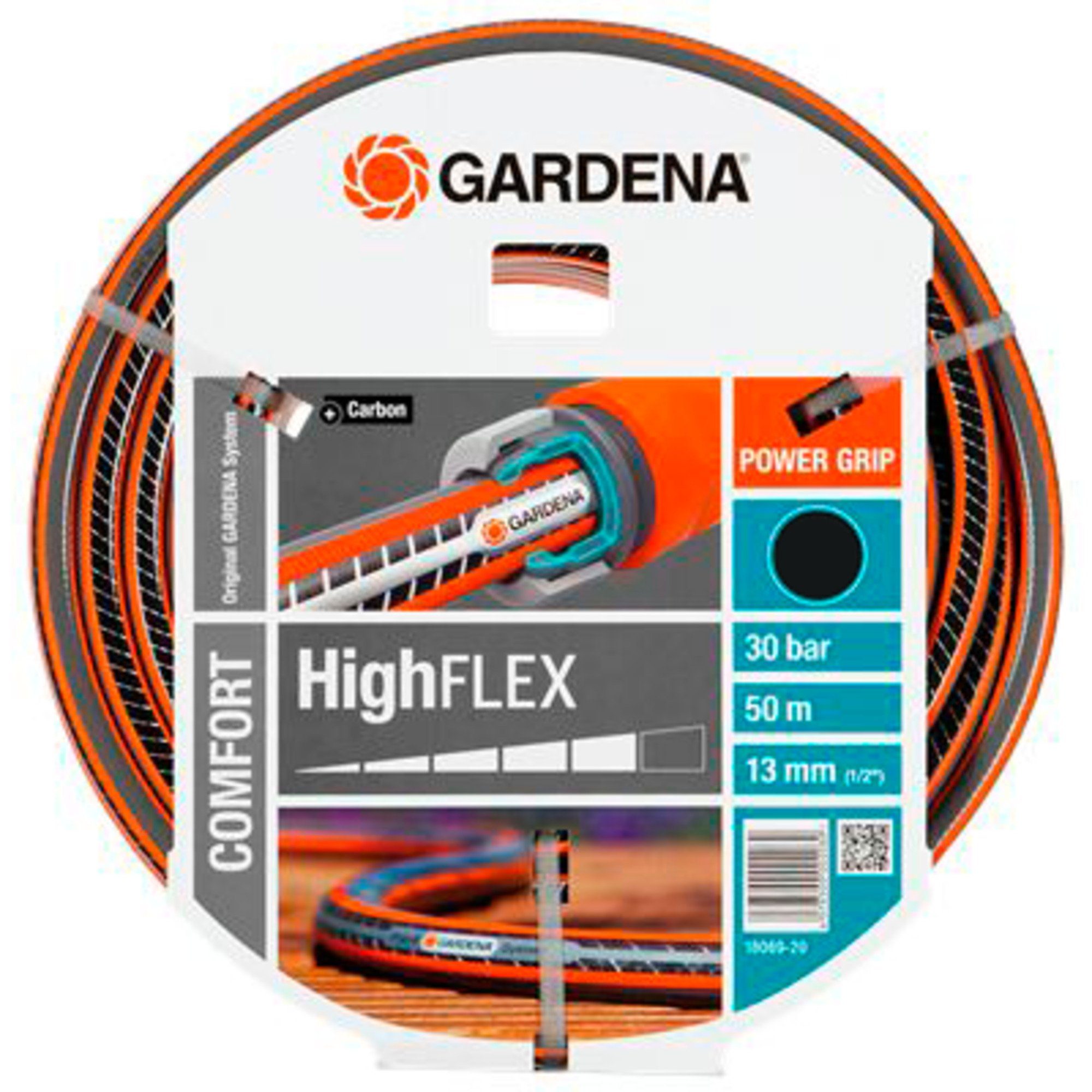 GARDENA Gartenschlauch GARDENA Comfort HighFLEX Schlauch 13mm (1/2), (50