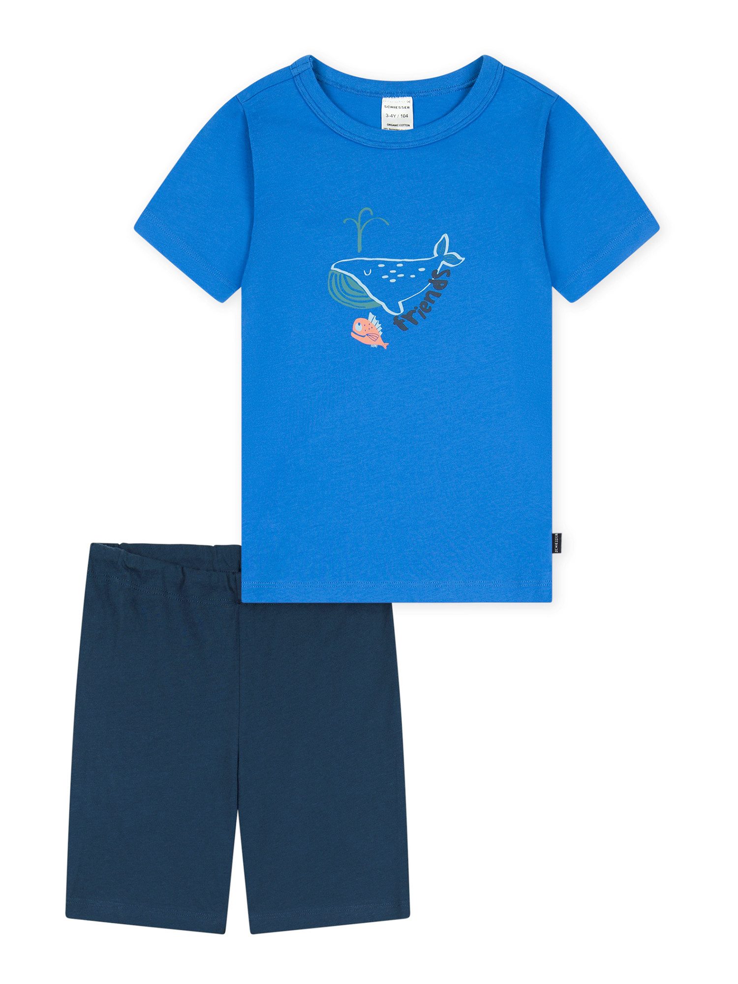 Schiesser Shorty Boys World (2 tlg) leichter Schlafanzug Kurz