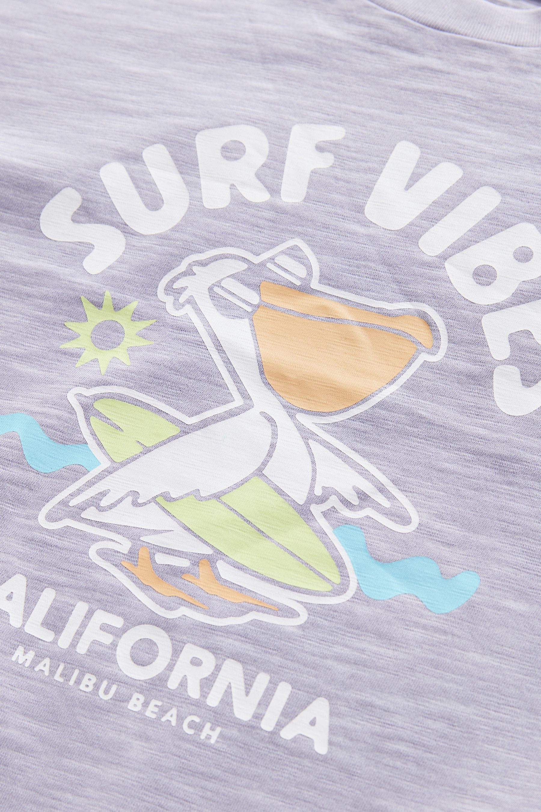 Next T-Shirt Kurzarm-T-Shirt mit Grafik-Print aus Baumwolle (1-tlg)