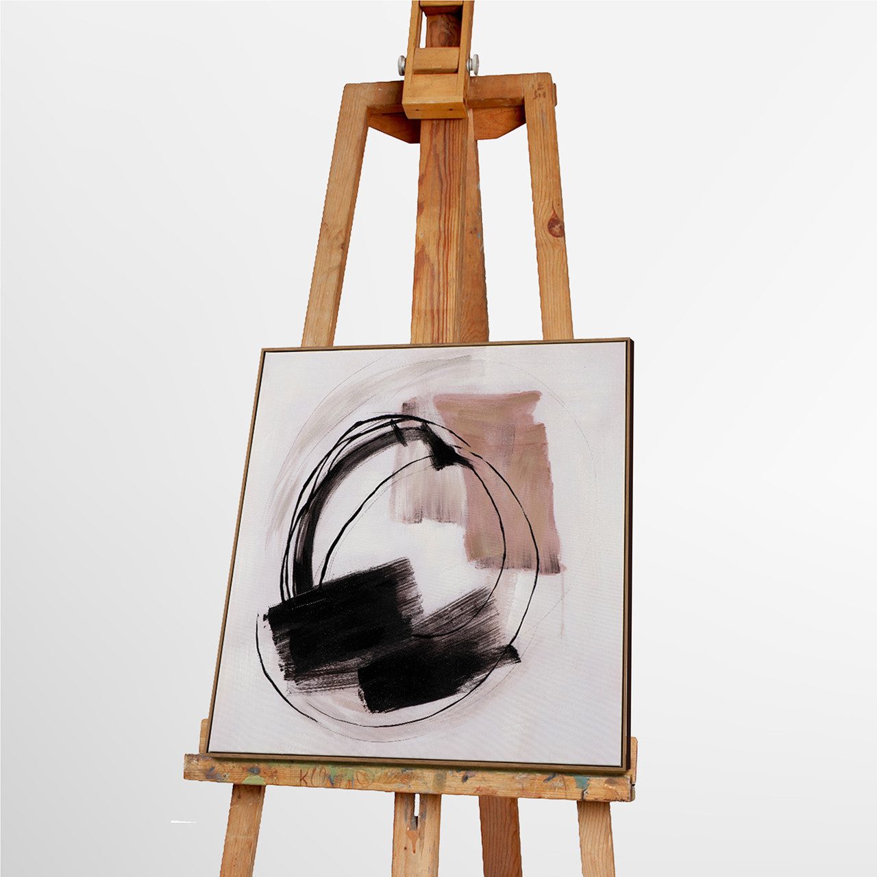 ArtUniverse Gemälde Leinwandbild Nature Circles 70 x 70 cm, Abstrakt