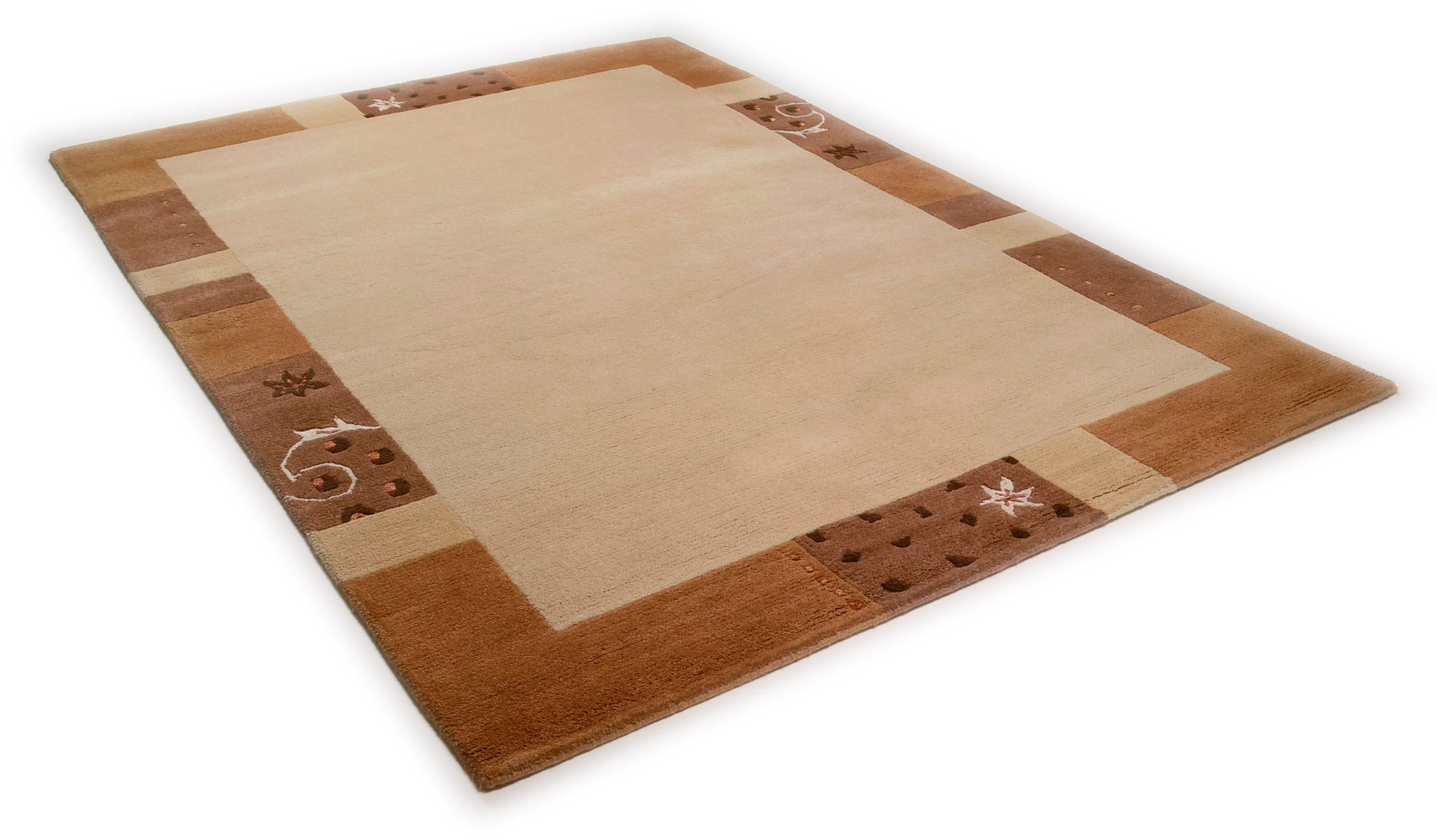 Teppich »Ganges 991«, , rechteckig, Höhe 14 mm, von Hand geknüpft Teppich »Ganges 991«, , rechteckig, Höhe 14 mm, von Hand geknüpft