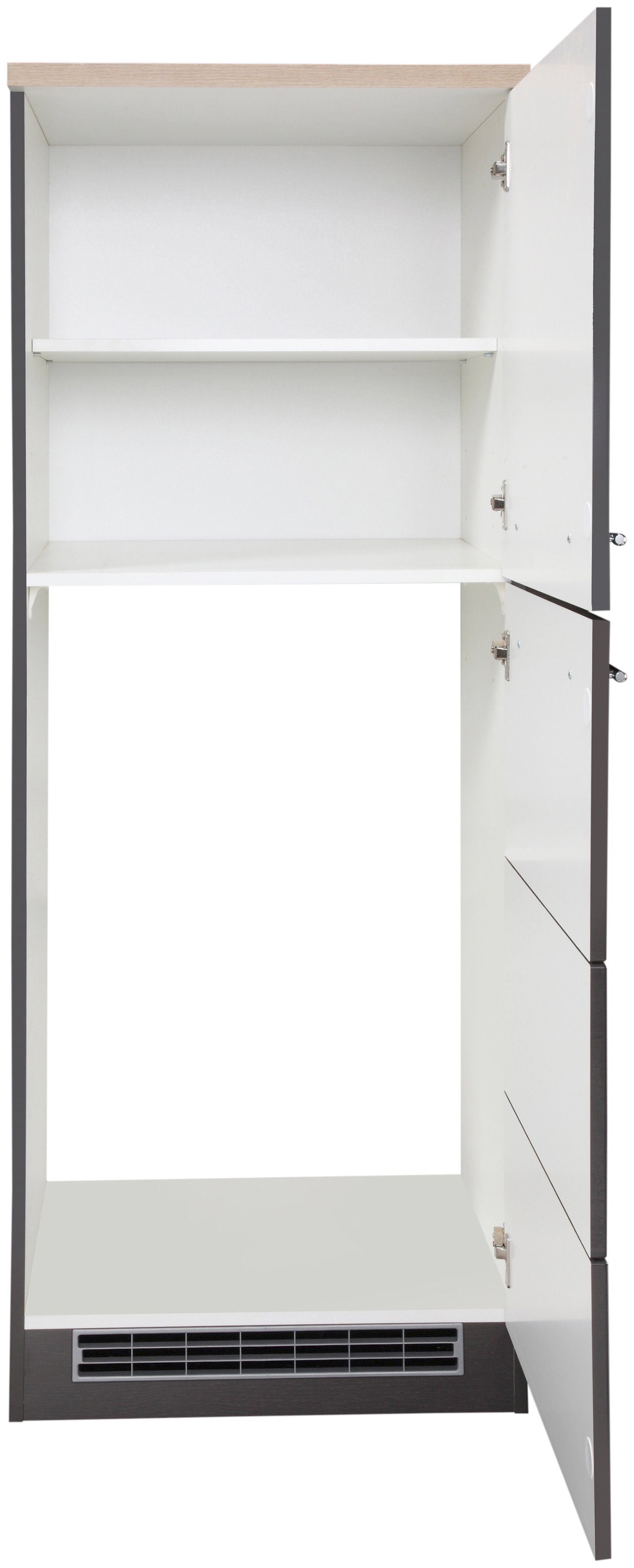 KOCHSTATION Kühlumbauschrank KS-Wien 60 cm breit, für Einbaukühlschrank