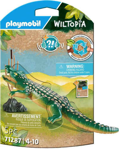 Playmobil® Konstruktions-Spielset Wiltopia - Alligator (71287), Wiltopia, (5 St), teilweise aus recyceltem Material; Made in Europe