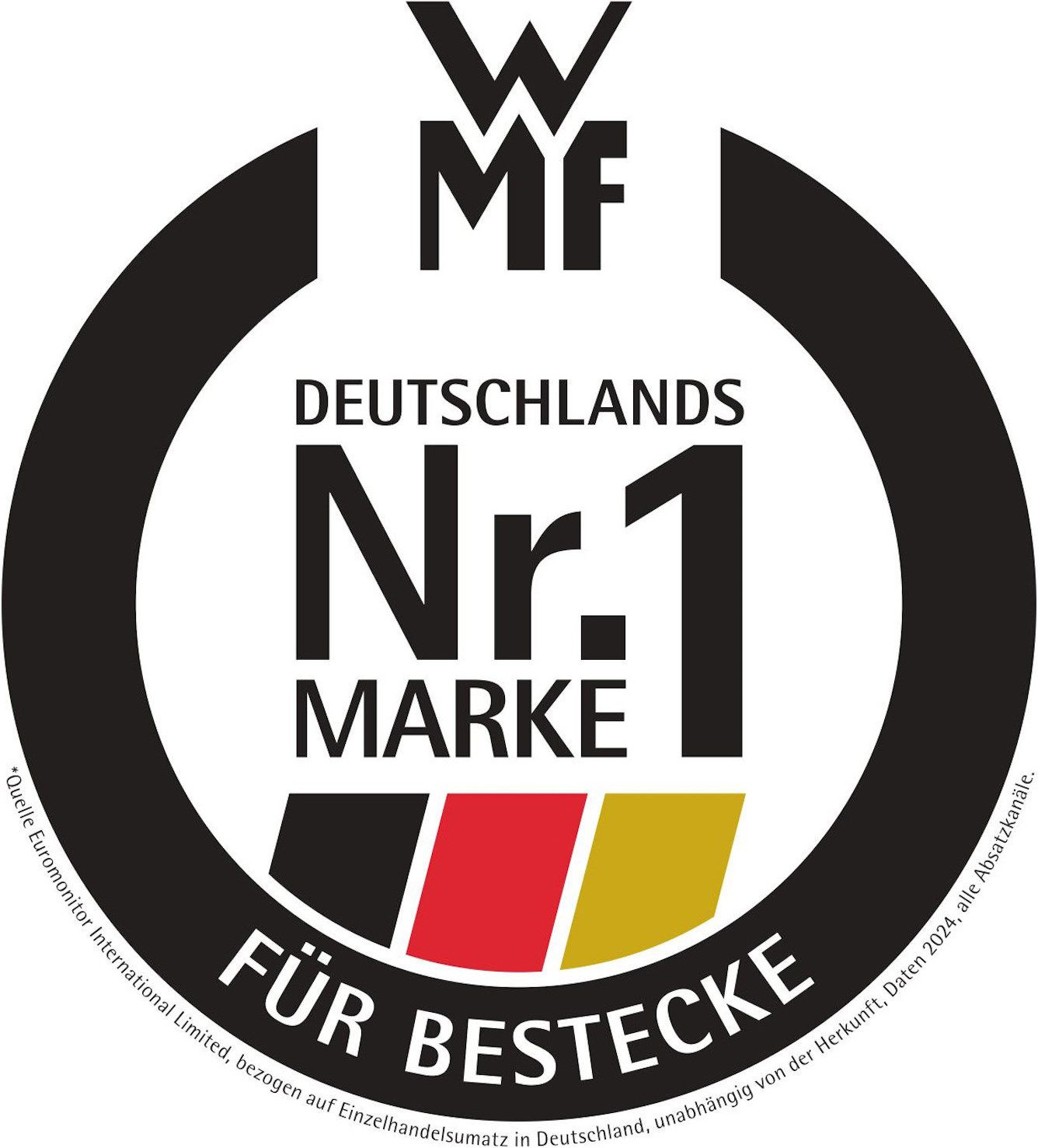 WMF Besteck-Set Alteo (60-tlg), 12 Personen, Cromargan® Edelstahl Rostfrei 18/10, Messer mit Wellenschliff