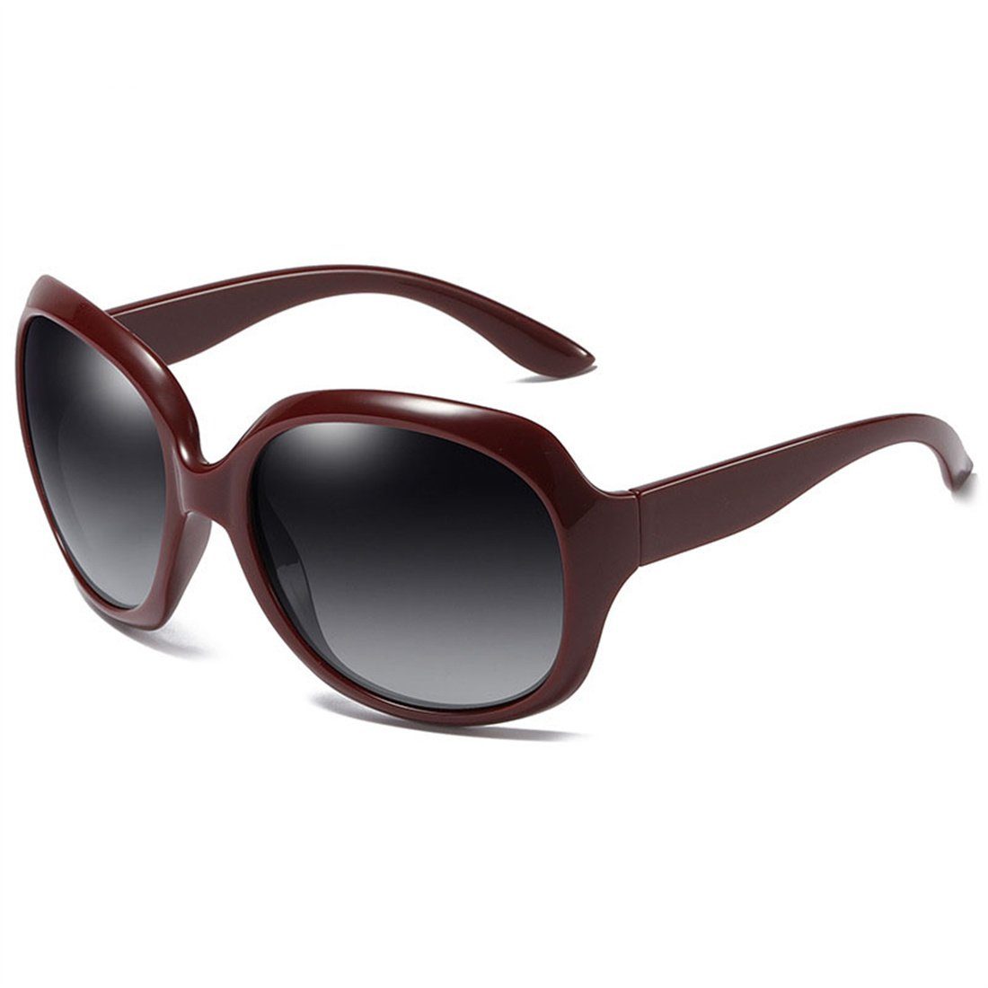 DÖRÖY Sonnenbrille Damenmode Polarisierte Sonnenbrille, Outdoor Vollrahmen-Sonnenbrille C