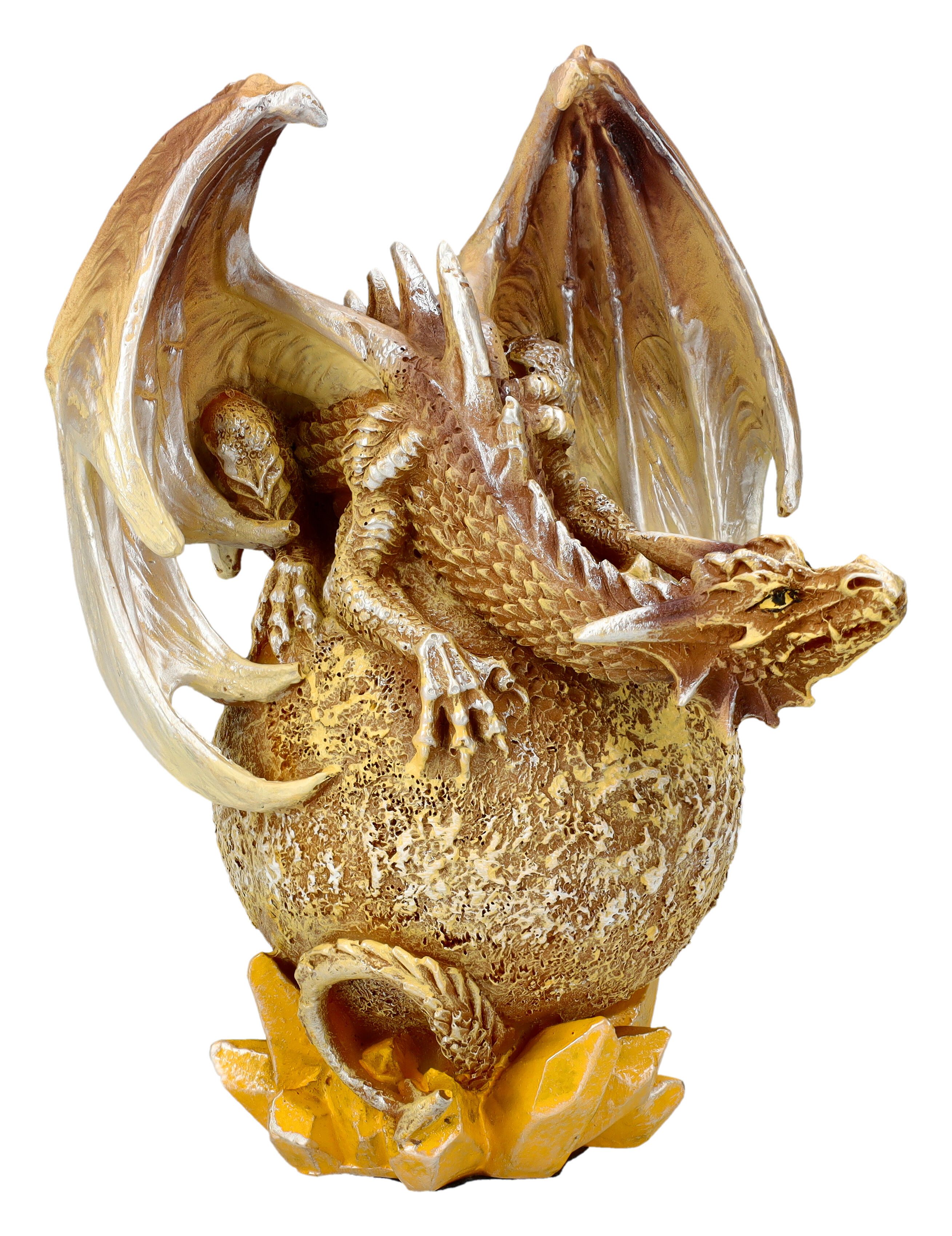 Figuren Shop GmbH Fantasy-Figur Drachen Figur - Planet Venus - Planet Fantasy Dekofigur Drachenfigur