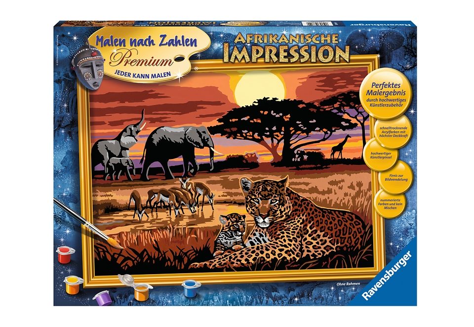 Ravensburger Malen nach Zahlen »Afrikanische Impression ...