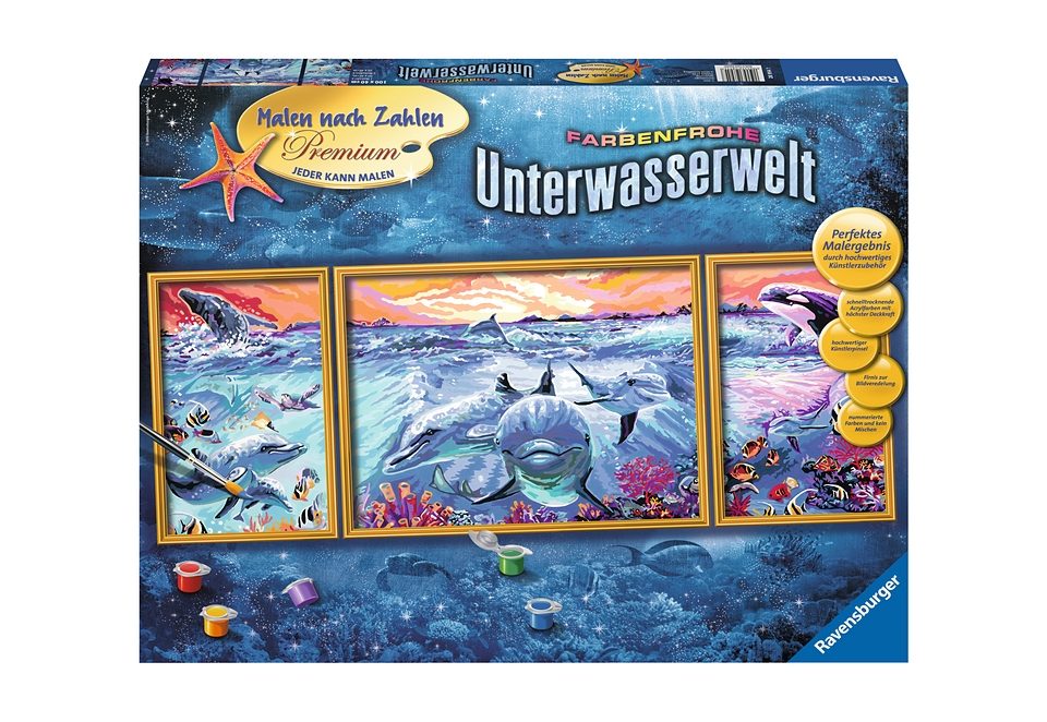 Ravensburger Malen nach Zahlen »Farbenfrohe Unterwasserwelt«, Made in  Europe, FSC® - schützt Wald - weltweit online kaufen | OTTO