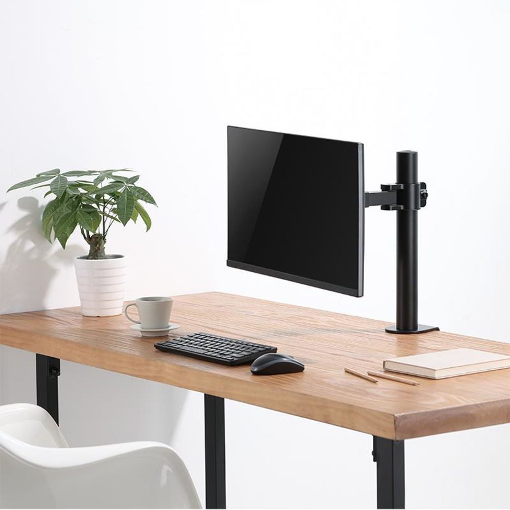 LogiLink Monitor-Halterung 17 – 32", (Armlänge: 199 mm neigen schwenken drehen VESA Stahl)