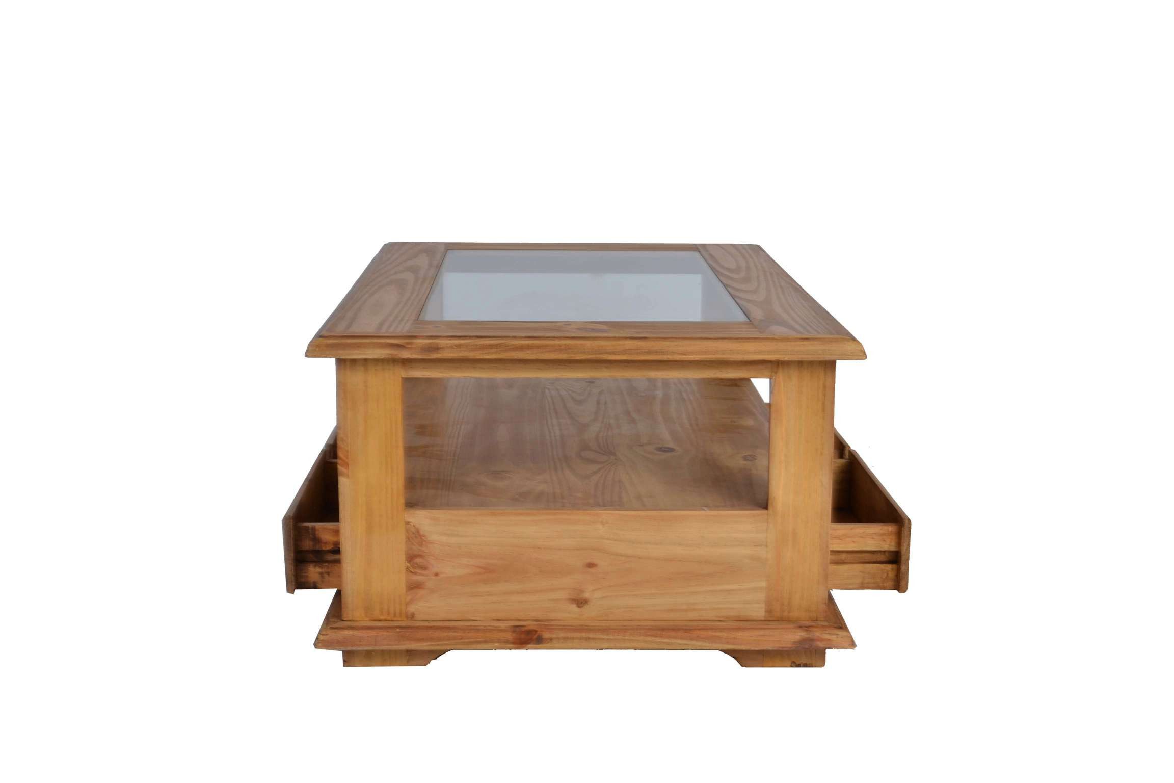 MiaMöbel Couchtisch Mexico, aus massivem Pinienholz Honig