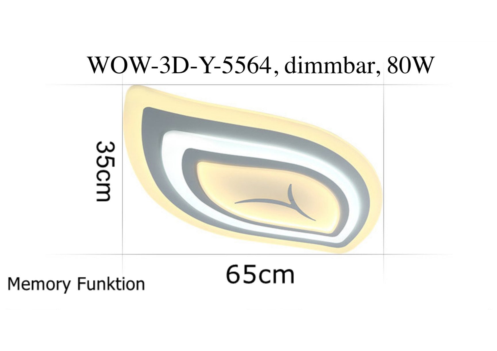 Woward LED Deckenleuchte dimmbar LED Deckenleuchte Smart WIFI Alexa/Google/ günstig online kaufen