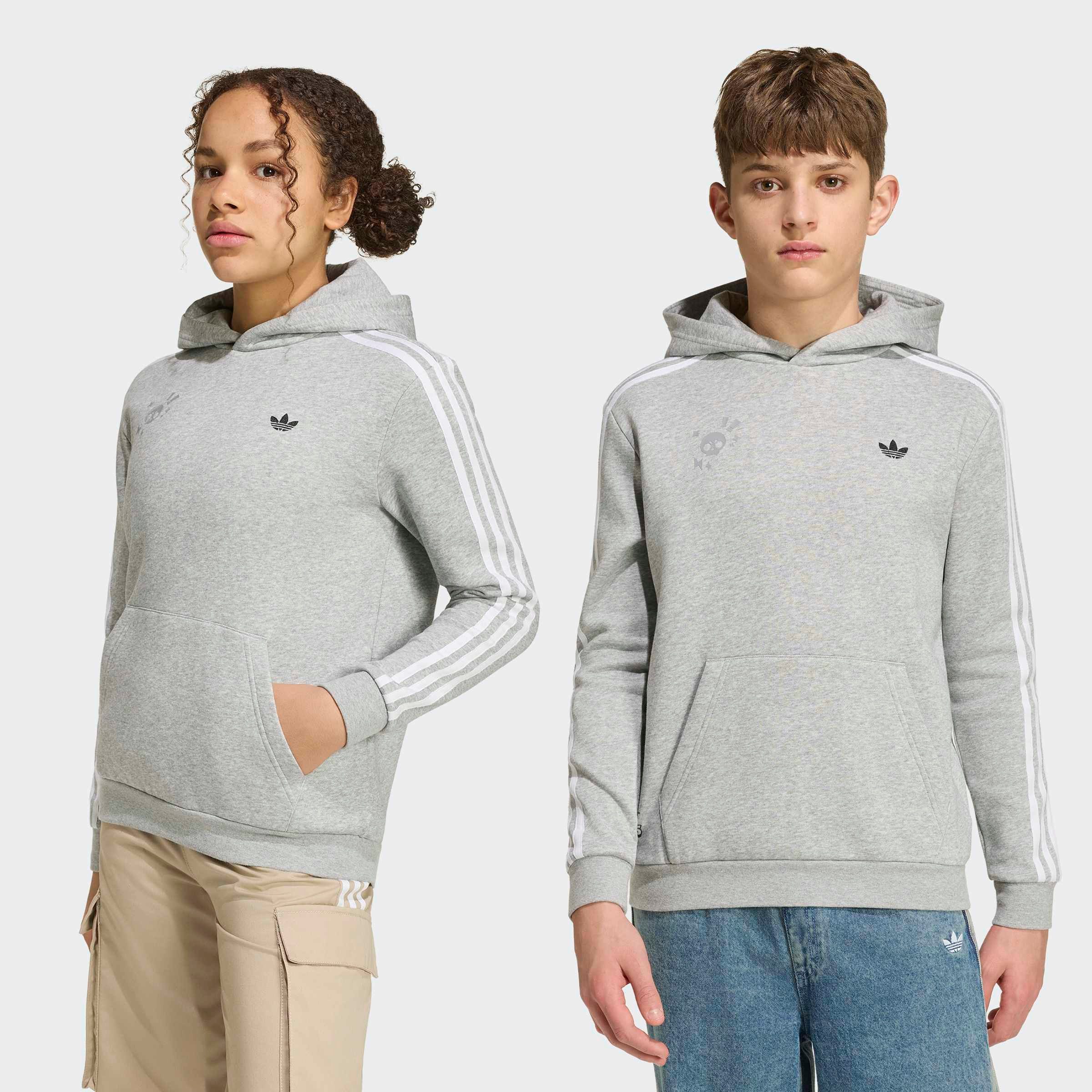 adidas Originals Kapuzensweatshirt GRAFIK-HOODIE, LOCKER GESCHNITTEN