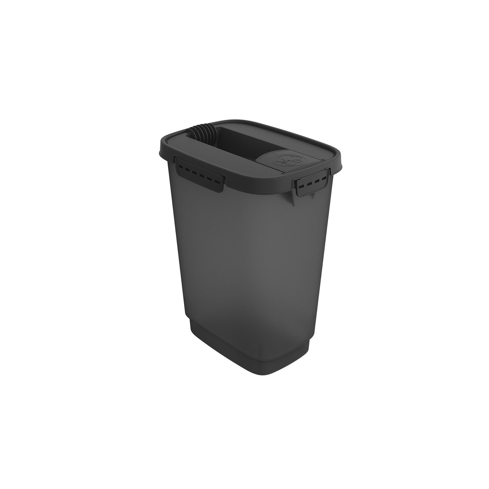 ROTHO Futterbehälter Cody Tierfutterbox 10l mit Deckel und Klappe für praktisches Dosieren von ROTHO
