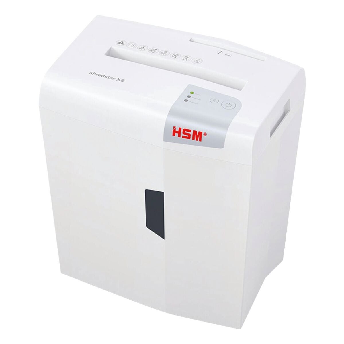 HSM Aktenvernichter shredstar X8, Shredder, Partikelschnitt 4,5x30 mm, 8 Blatt, 18 Liter