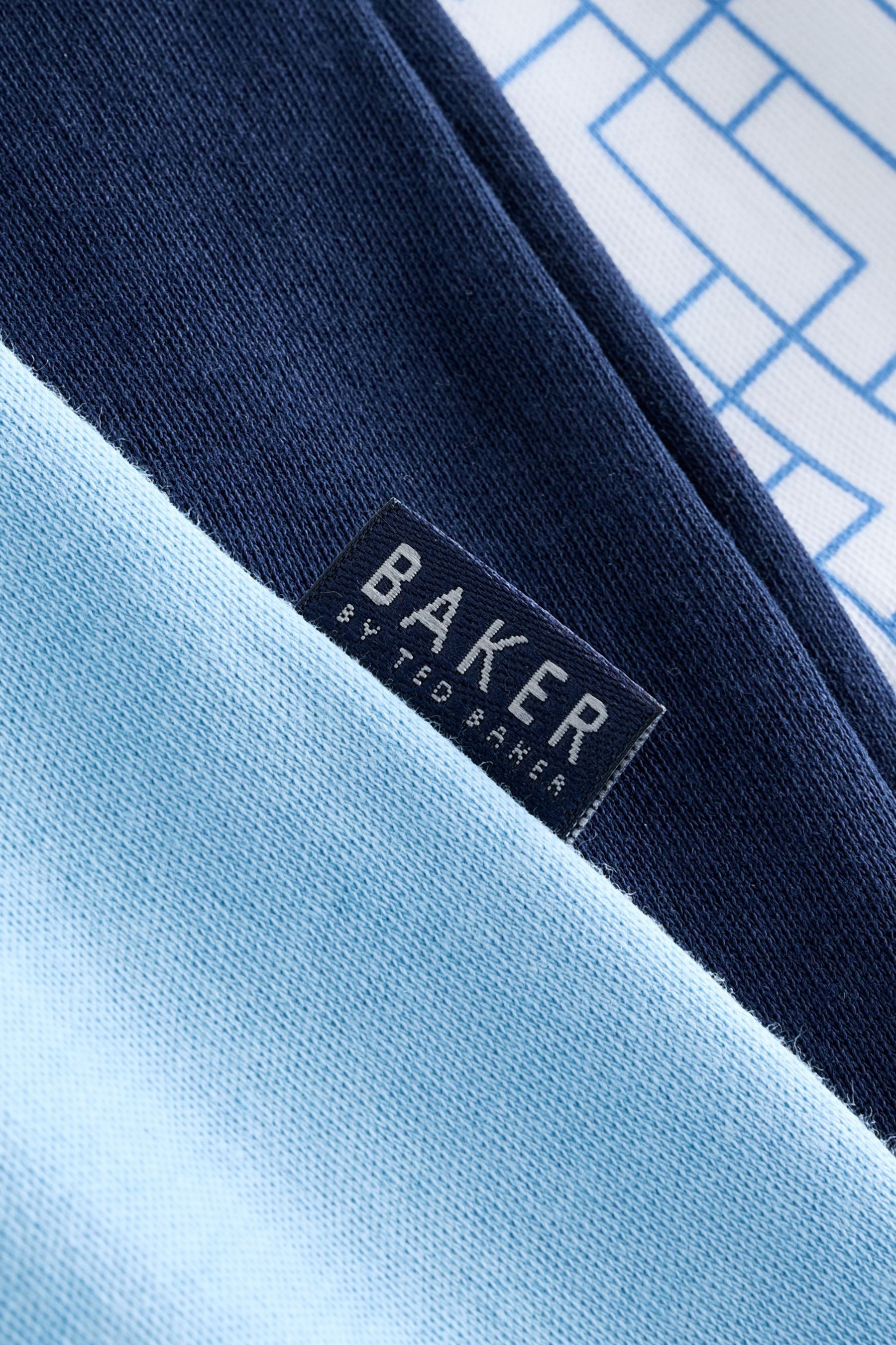 Baker by Ted Baker Schlafoverall Baker by Ted Baker Schlafanzüge Baumwolle, 3 Stk. (3-tlg)