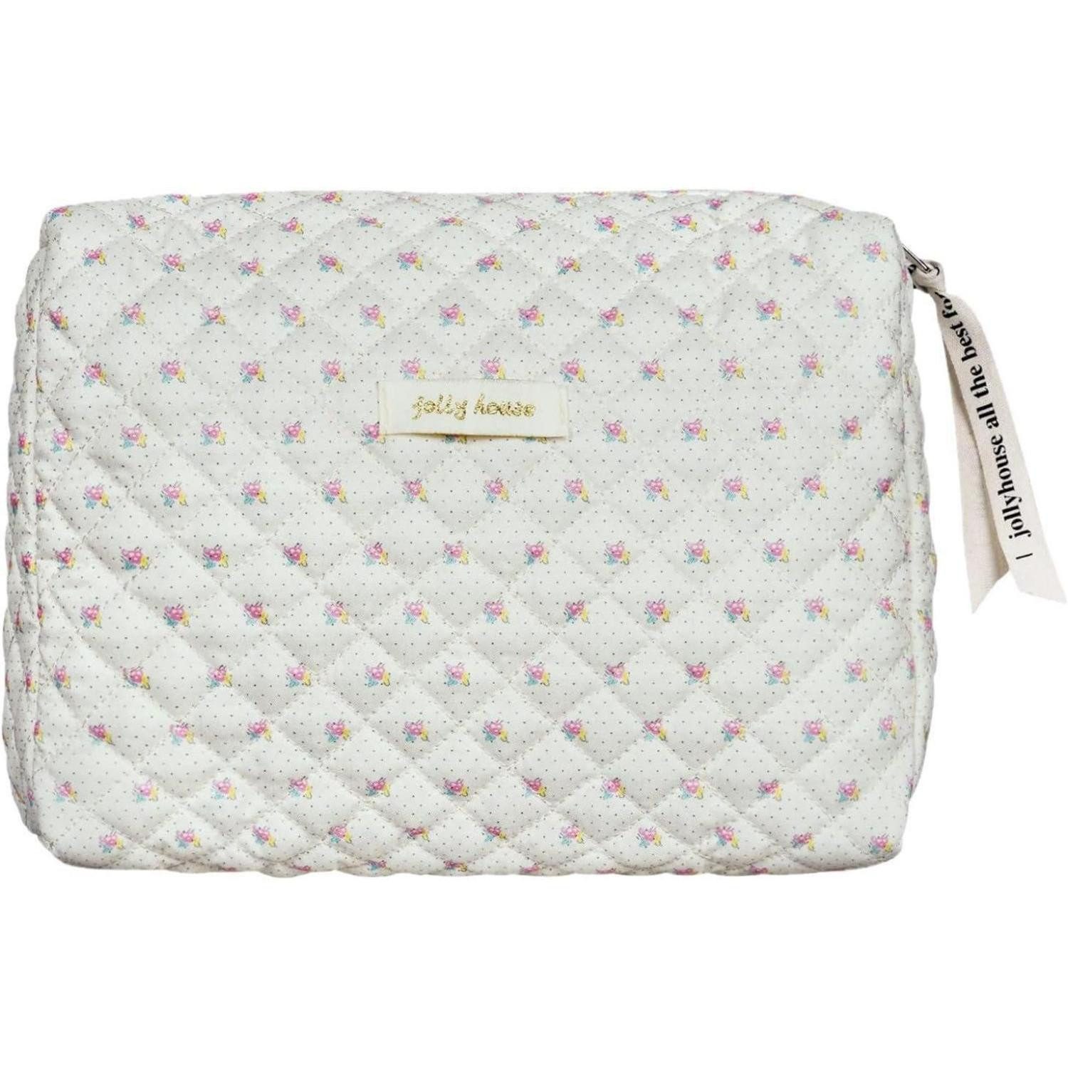 LuxusKollektion Kosmetiktasche Kosmetiktasche Groß Blumenmuster Baumwolle Make-up-Tasche Damen Herren