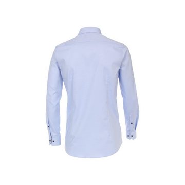 VENTI Langarmhemd blau (1-tlg)