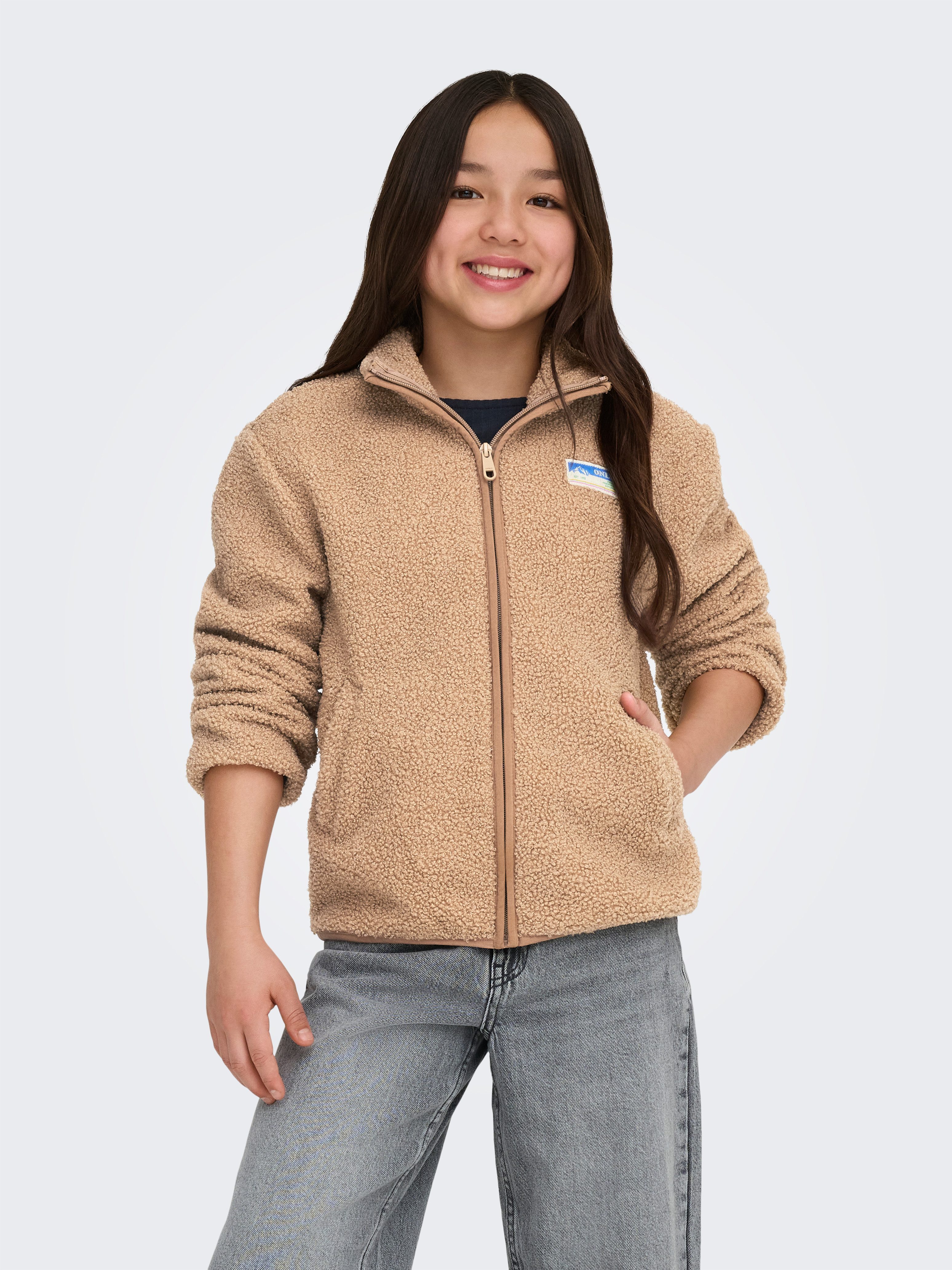 KIDS ONLY Fleecejacke KOGEVA LIFE TEDDY JACKET CP OTW NOOS
