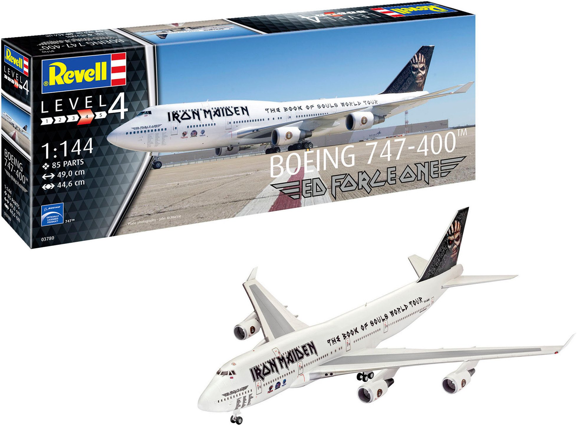 Revell® Modellbausatz Boeing 747-400 Ed Force One, Made in Europe