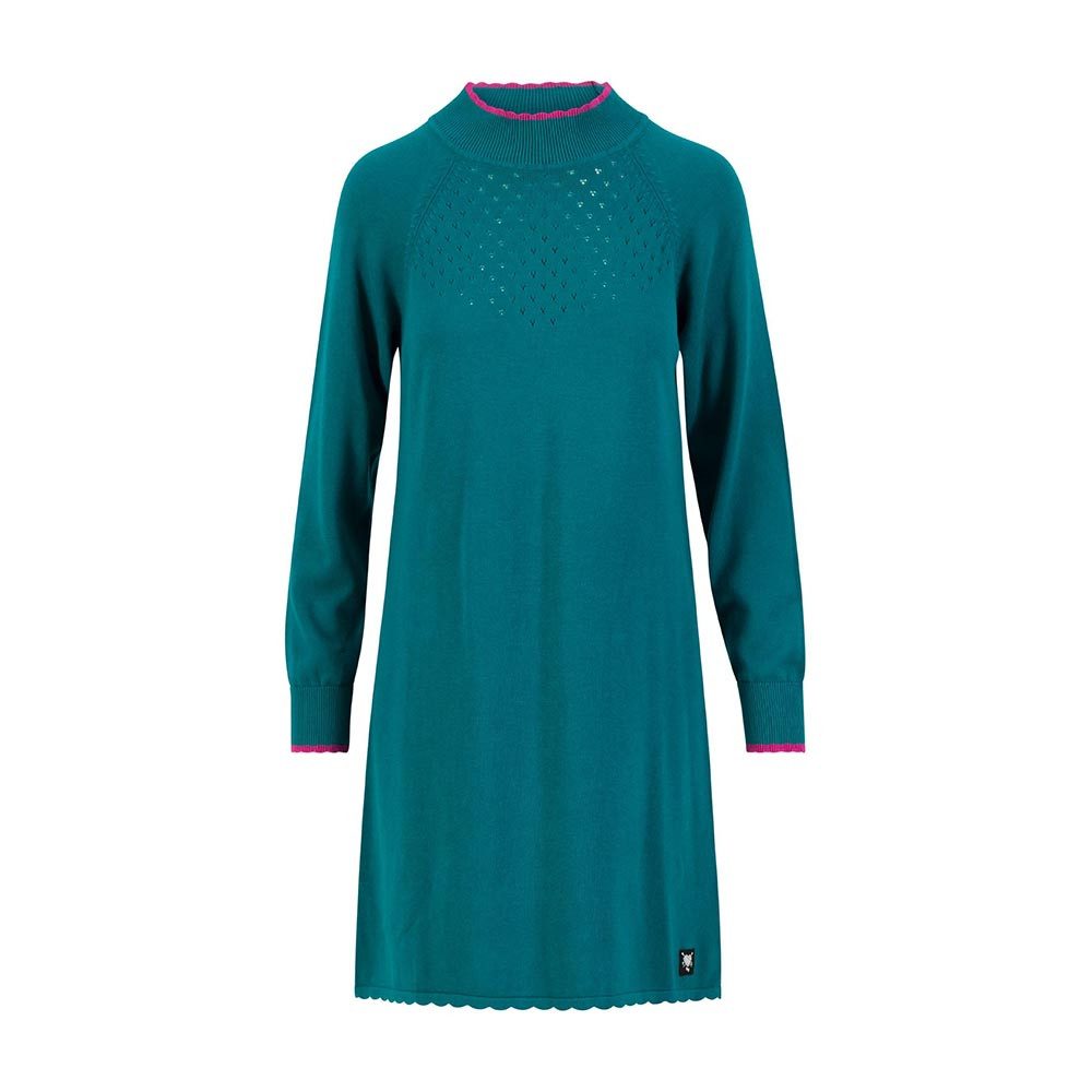 Blutsgeschwister Strickkleid Deliciously Easy shimmering nightlife green