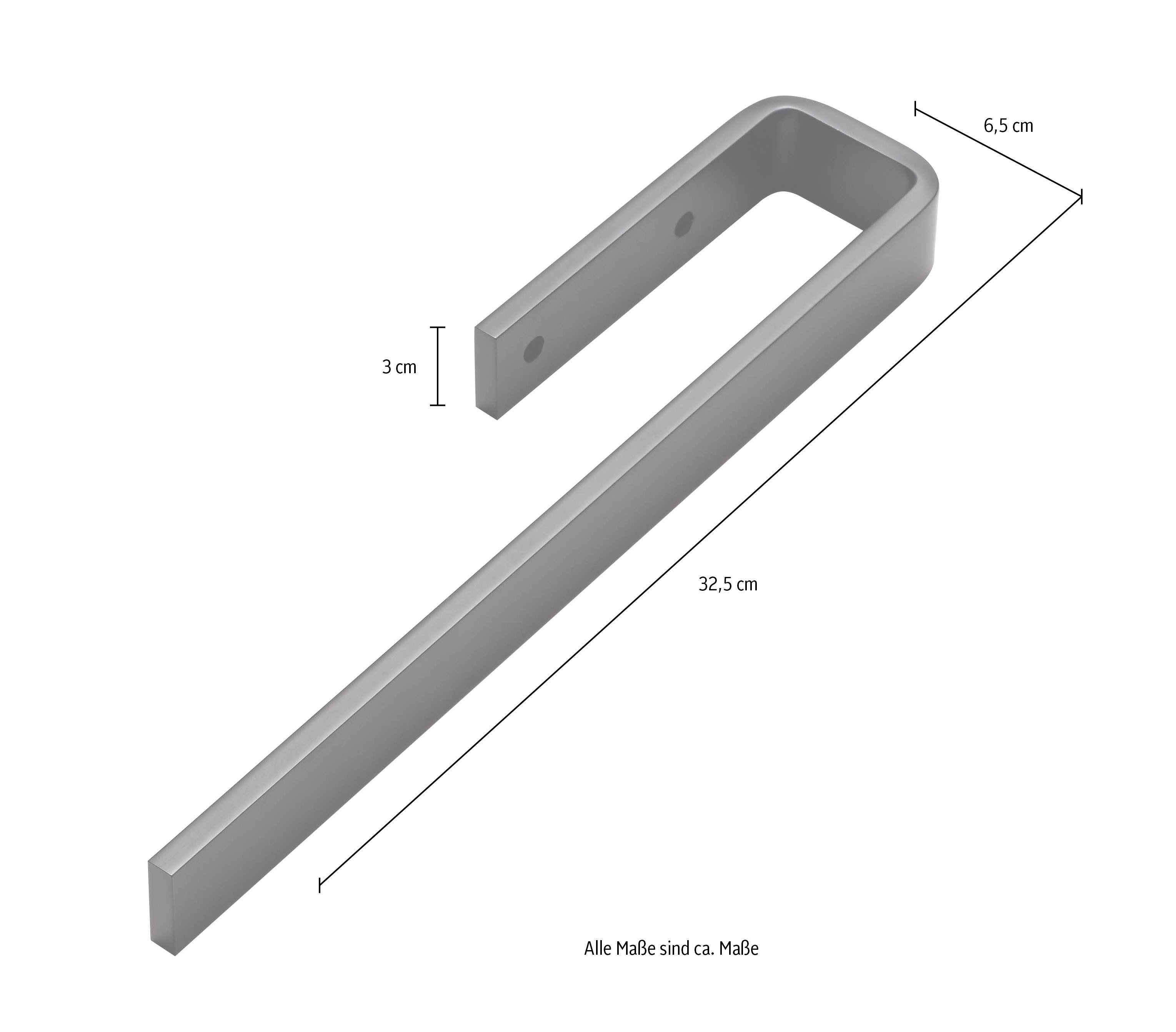 Saphir Handtuchhalter zur Korpusmontage Quickset 500, schwarz günstig online kaufen