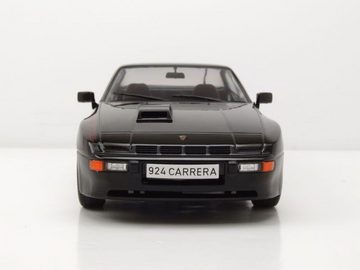 MCG Modellauto Porsche 924 Carrera GT 1981 schwarz mit roten Felgen Modellauto 1:18, Maßstab 1:18