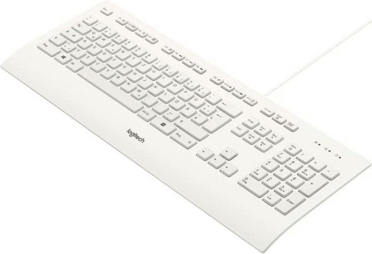 Logitech Logitech K280e Pro Kabelgebundene Tastatur weiß Tastatur (Nummernblock) Business