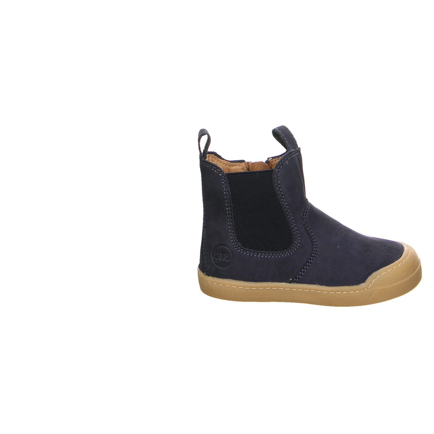 Lotta & Emil Lotta&emil First Step Janne Blau Nubuk Klettstiefel Winter Jungen blau Winterstiefelette