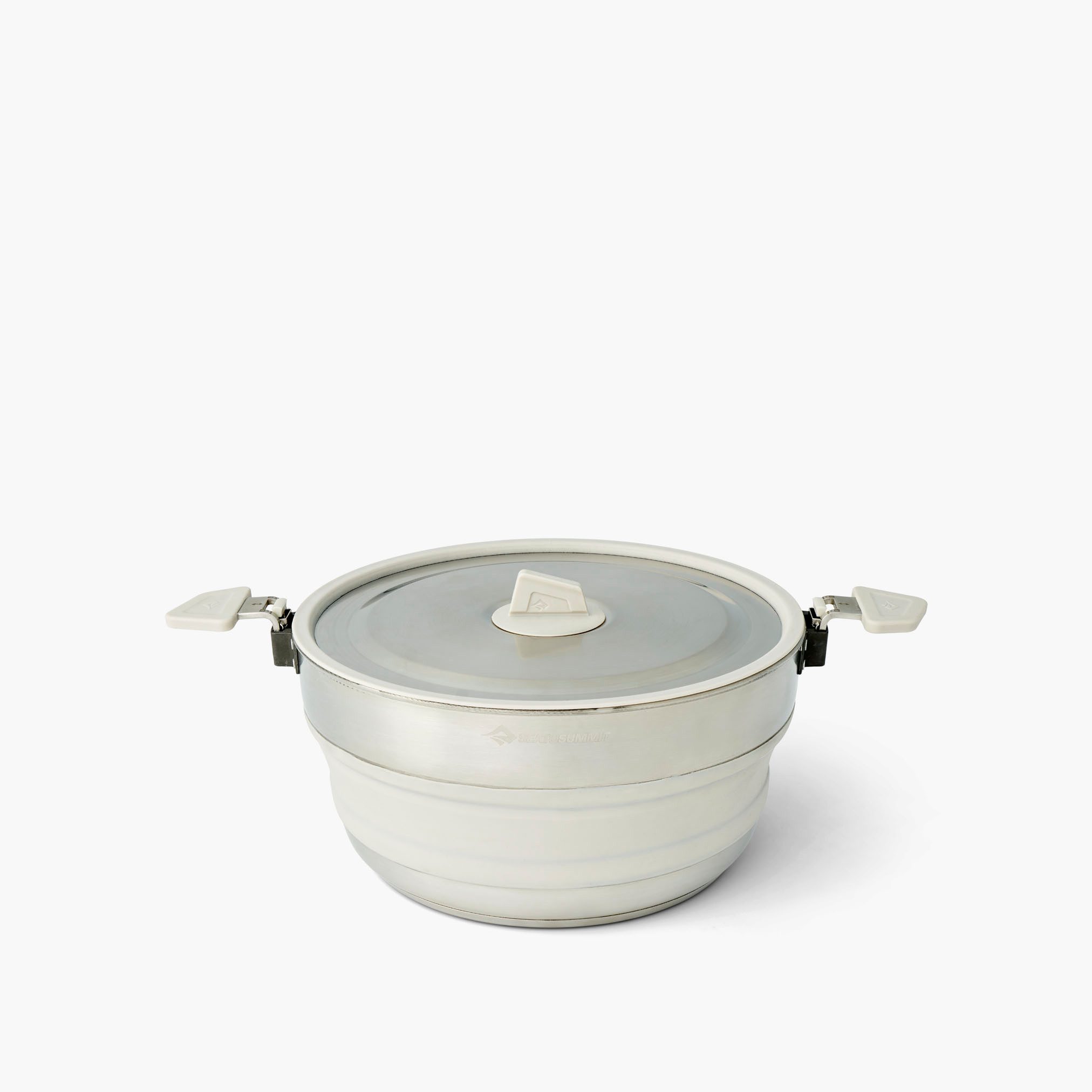 sea to summit Kochtopf Detour Stainless Steel Collapsible Pot - 5L Moonstruck Grey
