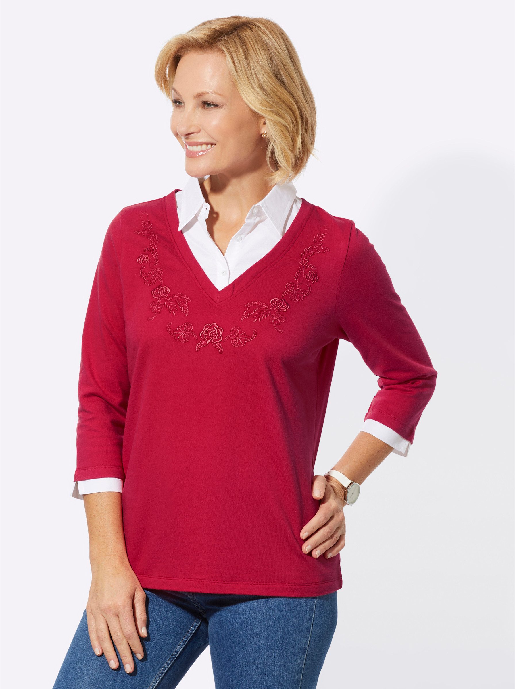 Witt T-Shirt 2-in-1-Langarmshirt