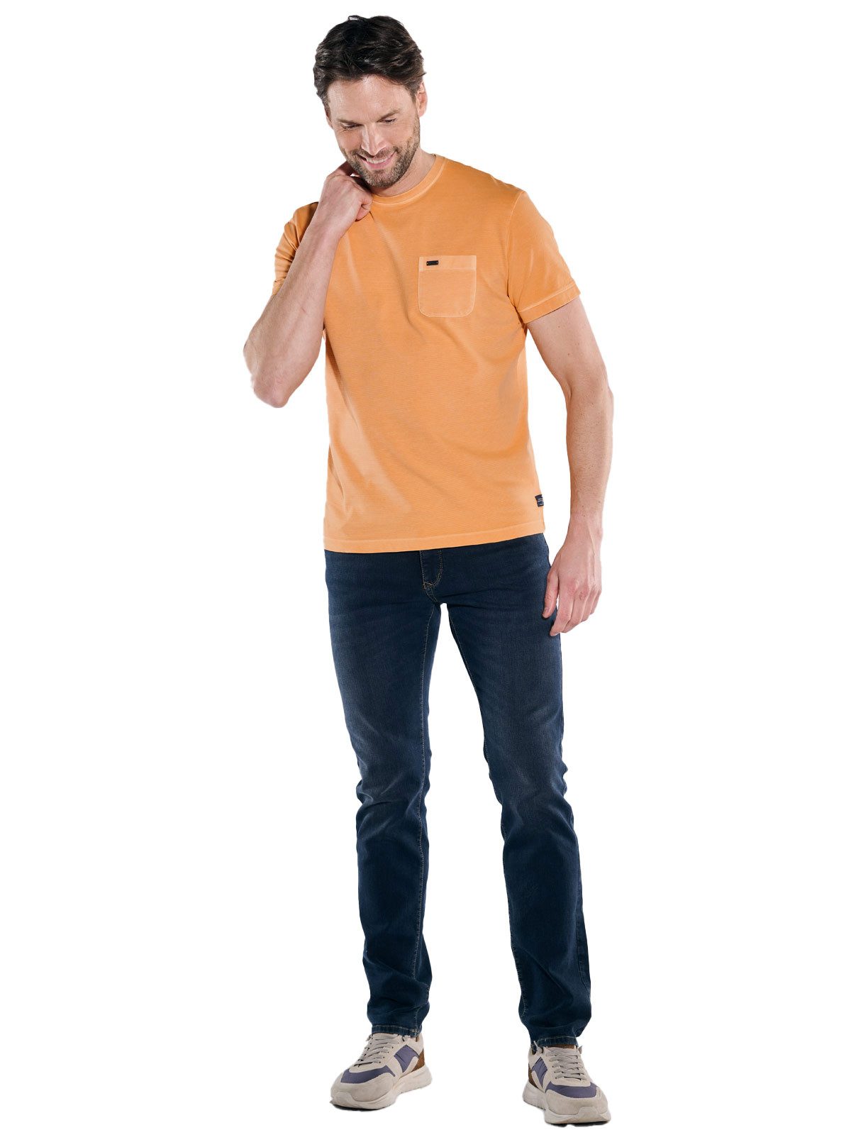Engbers T-Shirt Herren T-Shirt regular, Hellorange