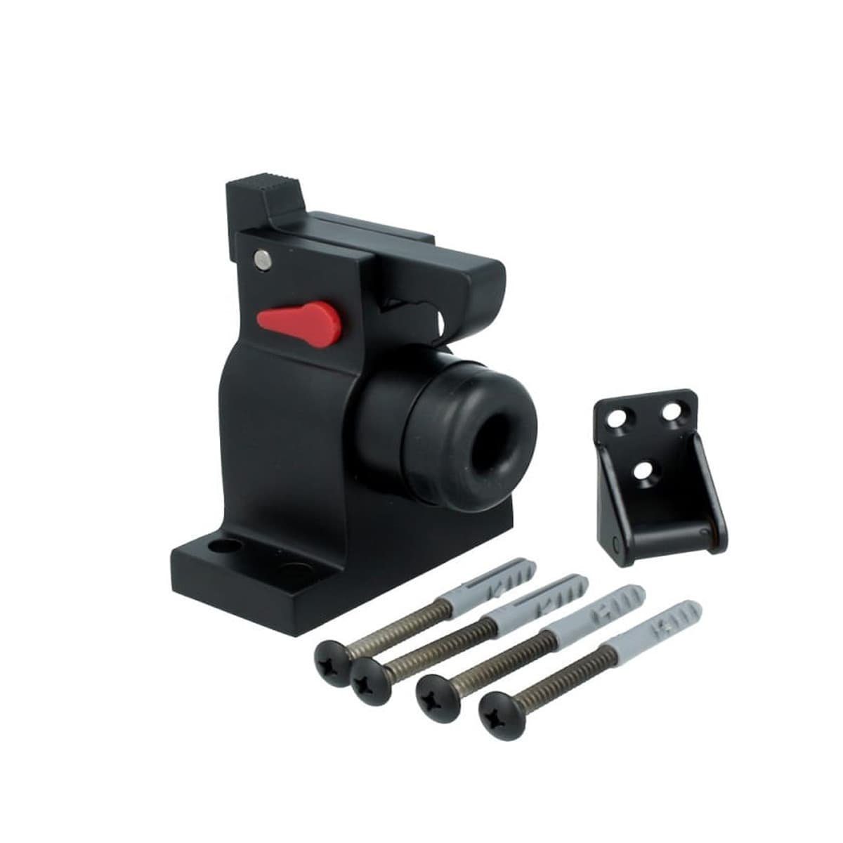 MS Beschläge Bodentürstopper Türfeststeller Schwarz Türpuffer Anschlagsschu günstig online kaufen