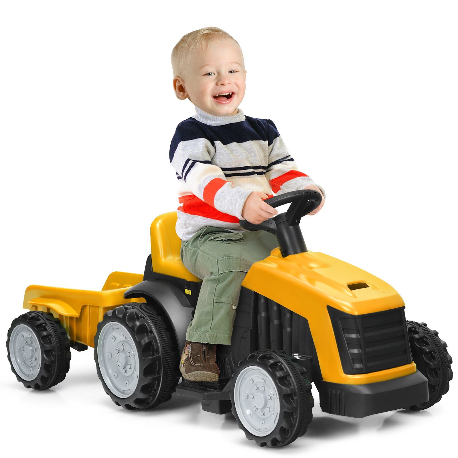 Kinderfahrzeug Kinder Traktor Elektroauto Kinderauto Aufsitztraktor 6V 2-Gang 