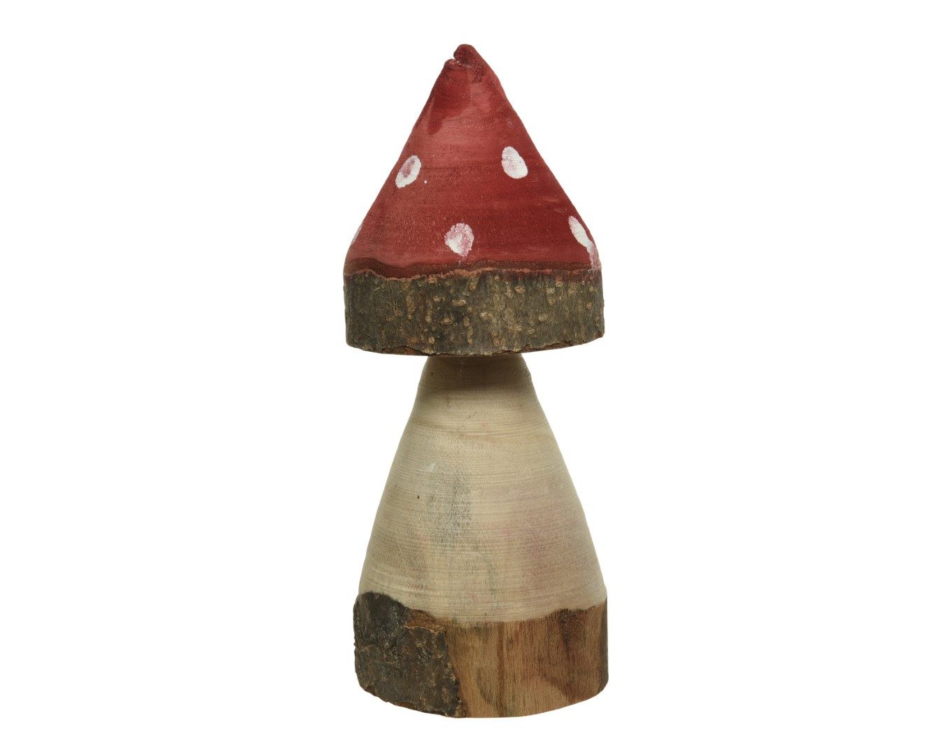 Dekoobjekt Pilz Fliegenpilz Holz Deko Herbst Geschenk Ø10x25 cm