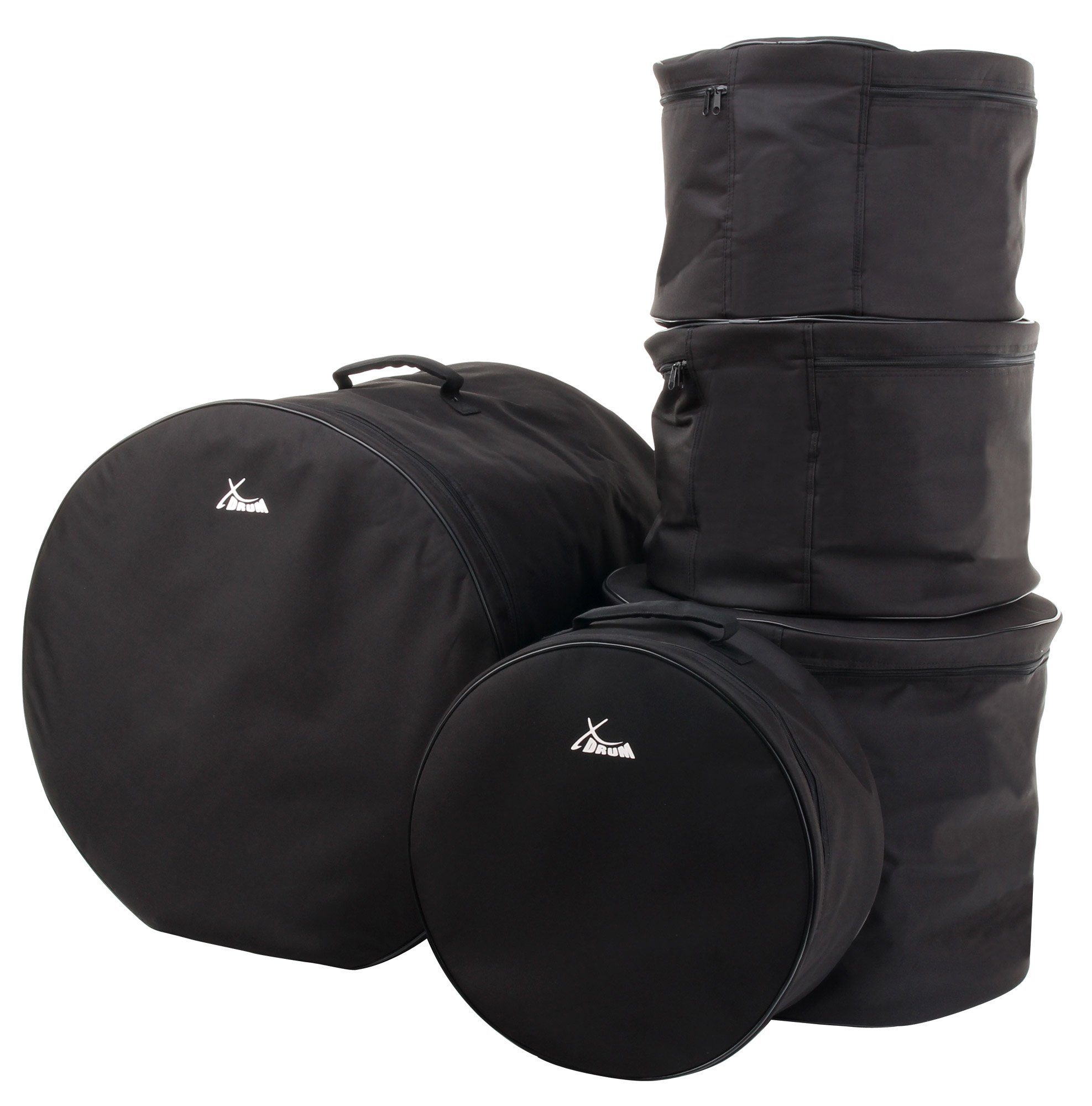 Schlagzeug Drumbag Set, Schlagzeugtaschen, wasserabweisend, stabile Tragegriffe
