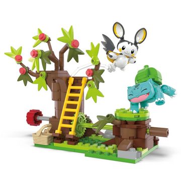 Mattel® Konstruktionsspielsteine MEGA Pokémon Emolgas und Bisasams bezaubernde Wälder