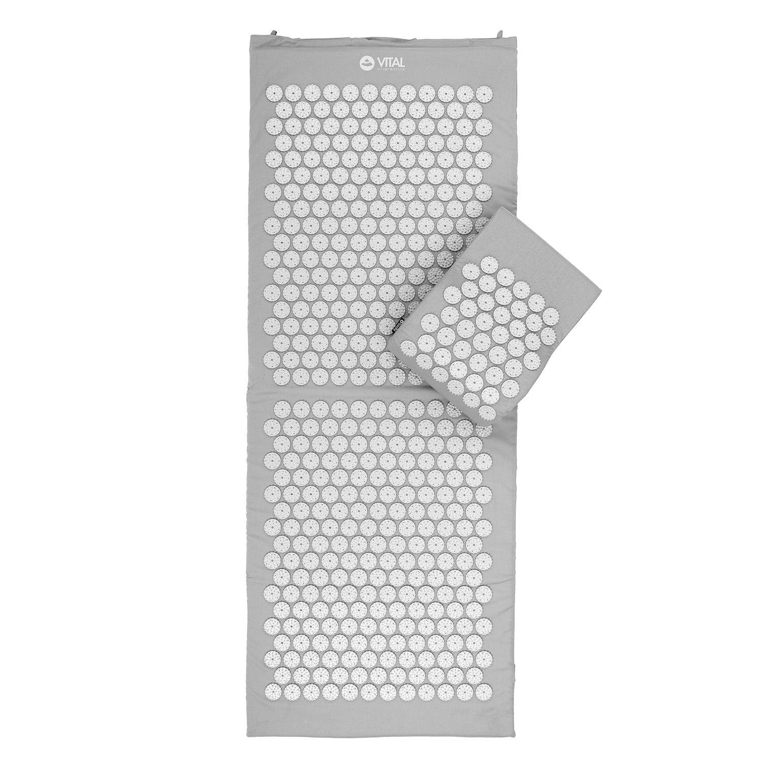 bodhi Akupressurmatte & Kissen Set VITAL XL steingrau (Set)