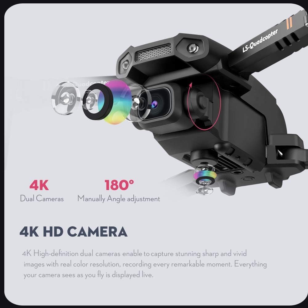 Kamera 4k * Foto Dual Geste 2160, Goolsky (4096 Flug Drohne Kamera Track Schwerkraftsensor Video)