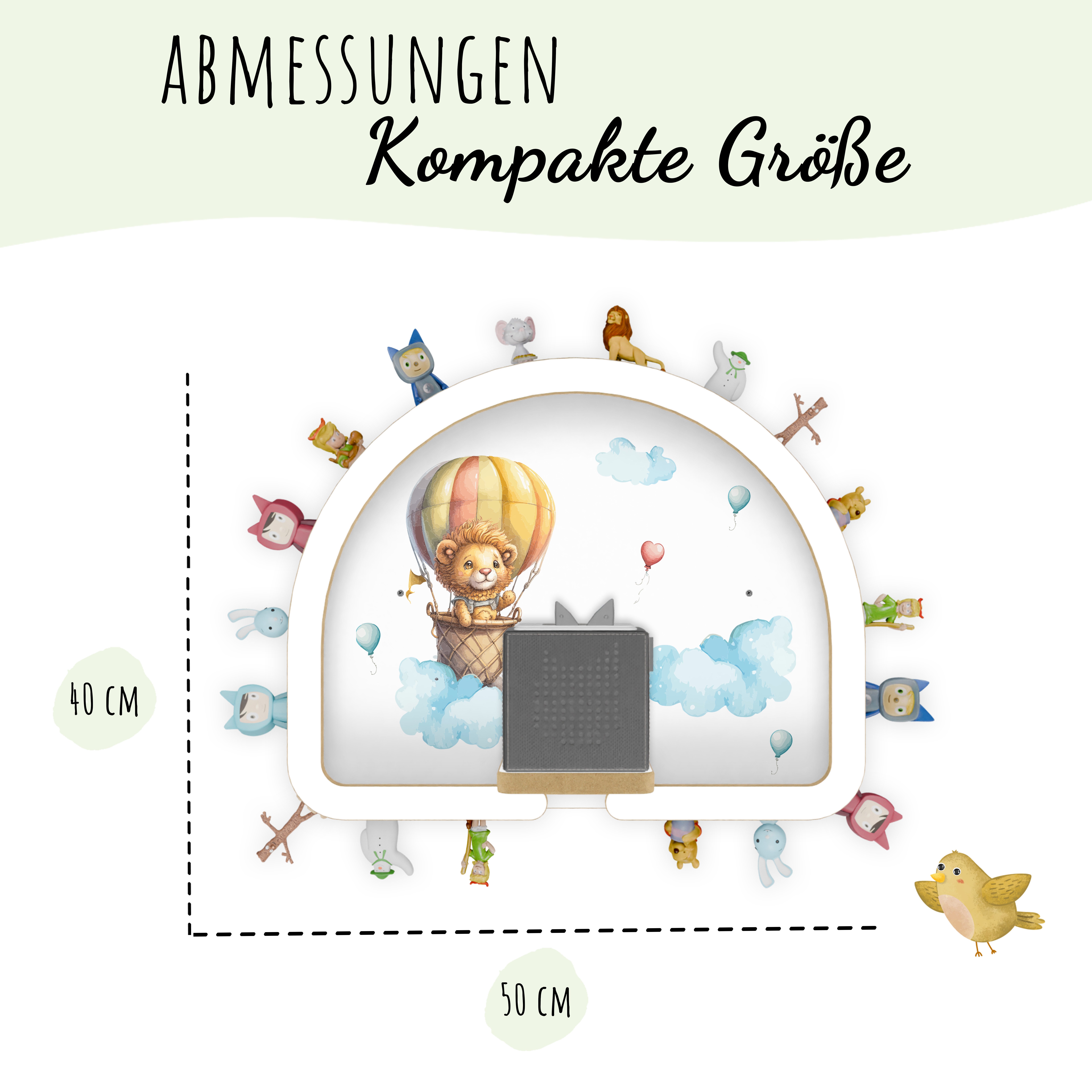 Holzura Kinderregal Tonie Regal Regenbogen mit günstig online kaufen