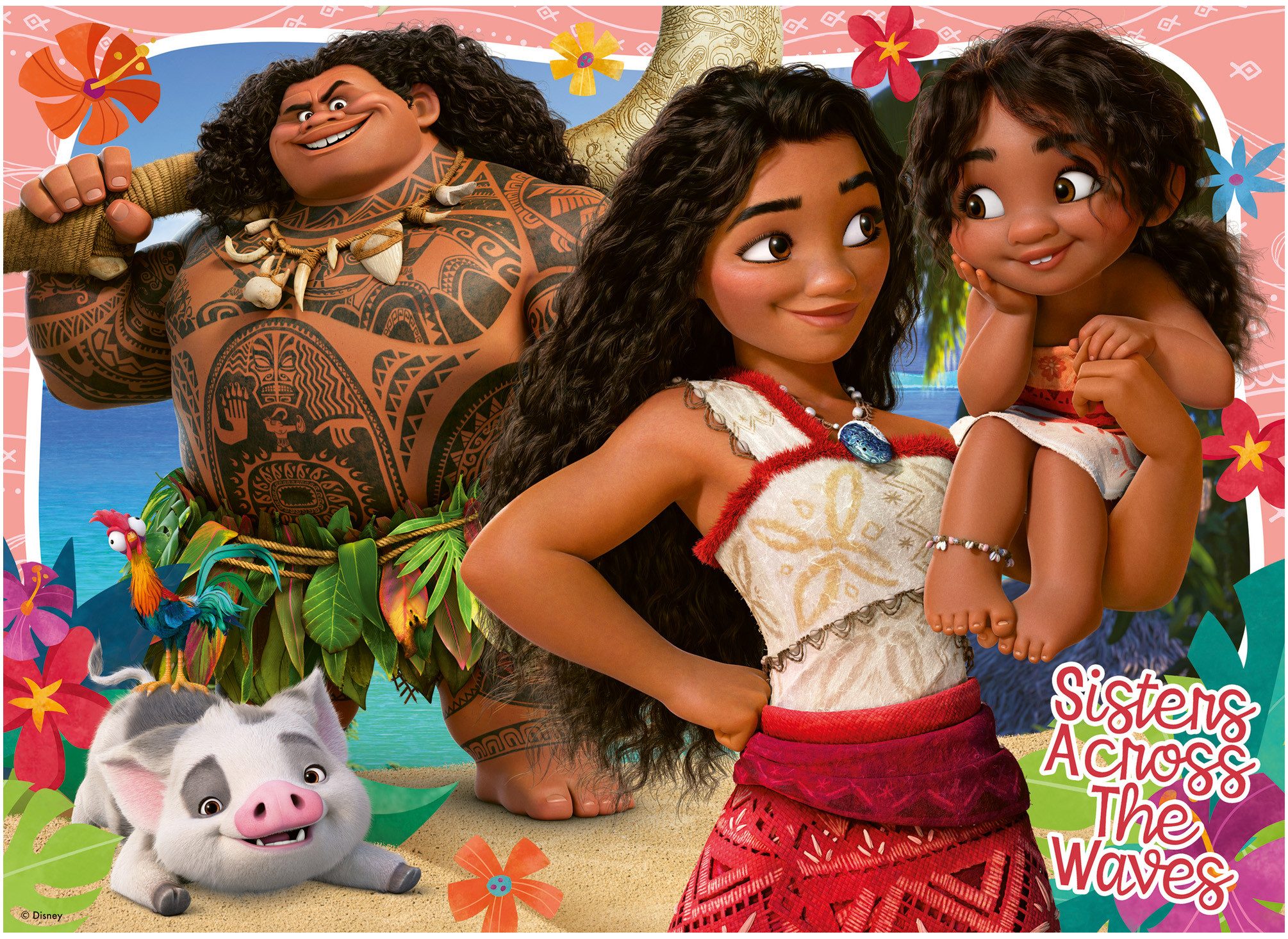 Ravensburger Puzzle Disney Vaiana 2, Abenteuer in Ozeanien, 400 Puzzleteile, Made in Europe