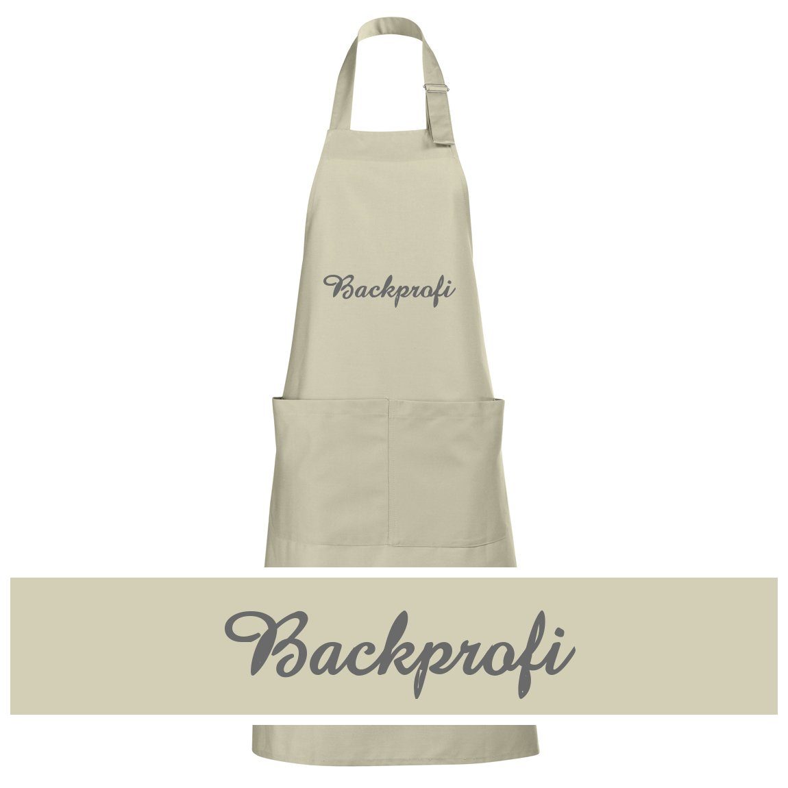Schnoschi Kochschürze Hochwertige Küchenschürze Backprofi bestickt, günstig online kaufen