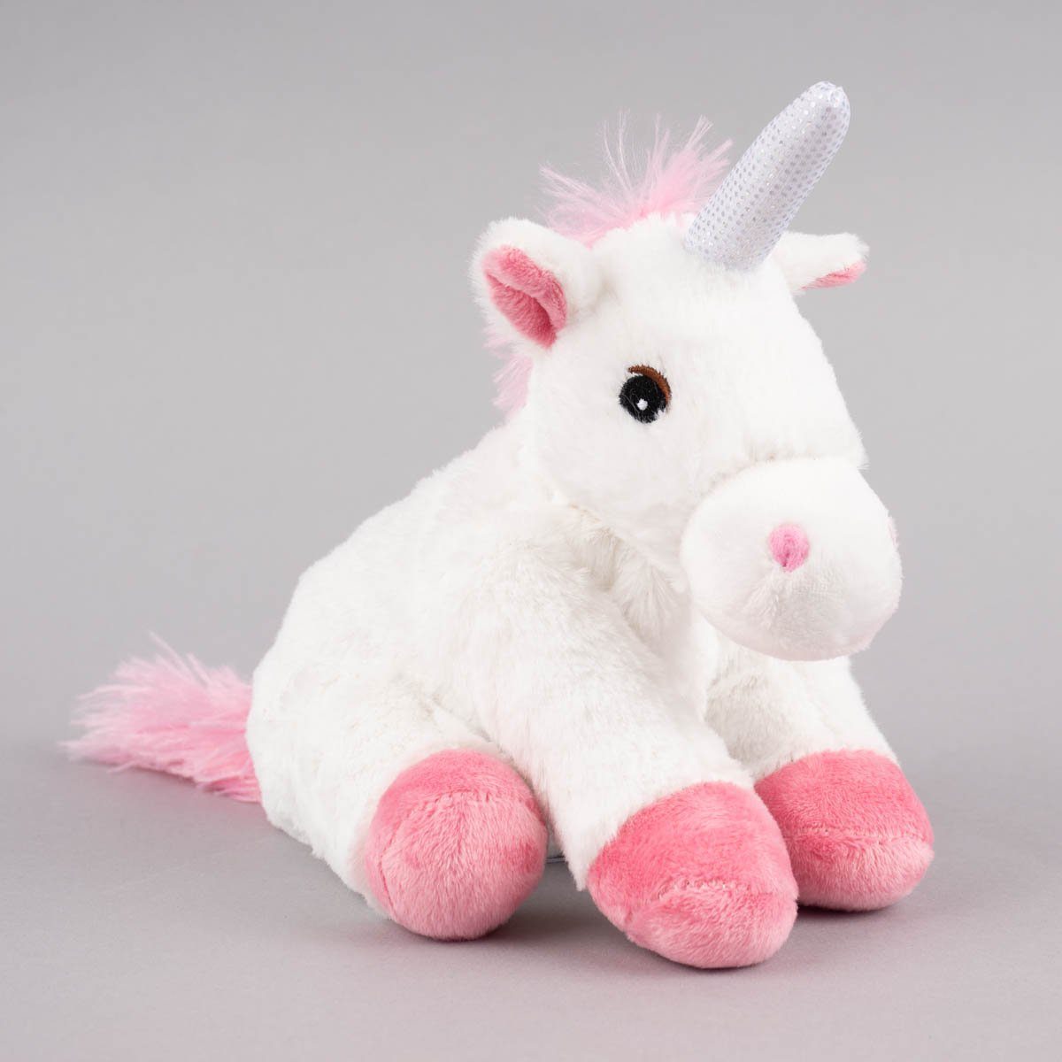 Warmies® Dekokissen Warmies Mini Wärmestofftier Einhorn weiß rosa Hirse-Lav günstig online kaufen