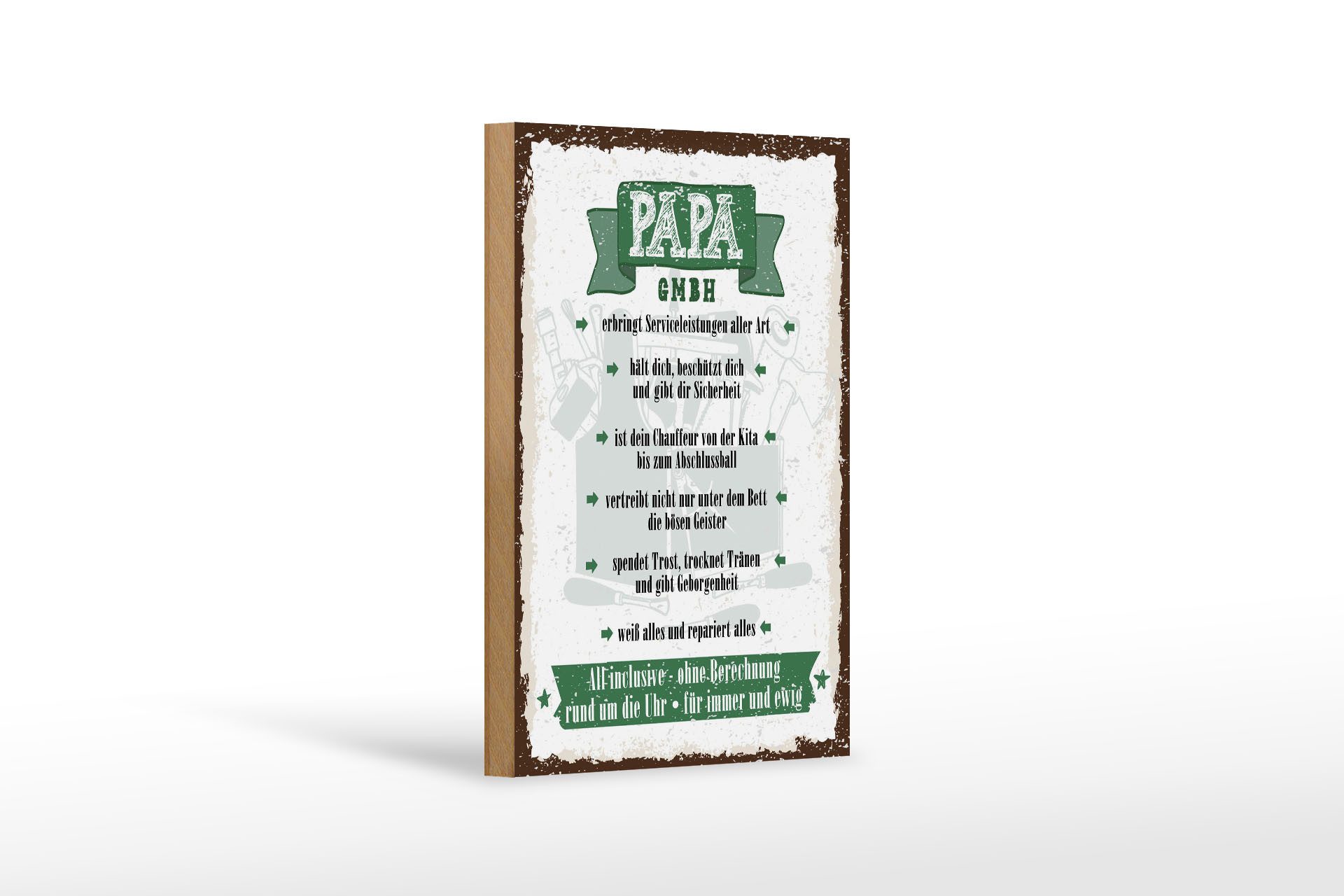 Femer GmbH Holzbild Spruch 20x30 cm günstig online kaufen