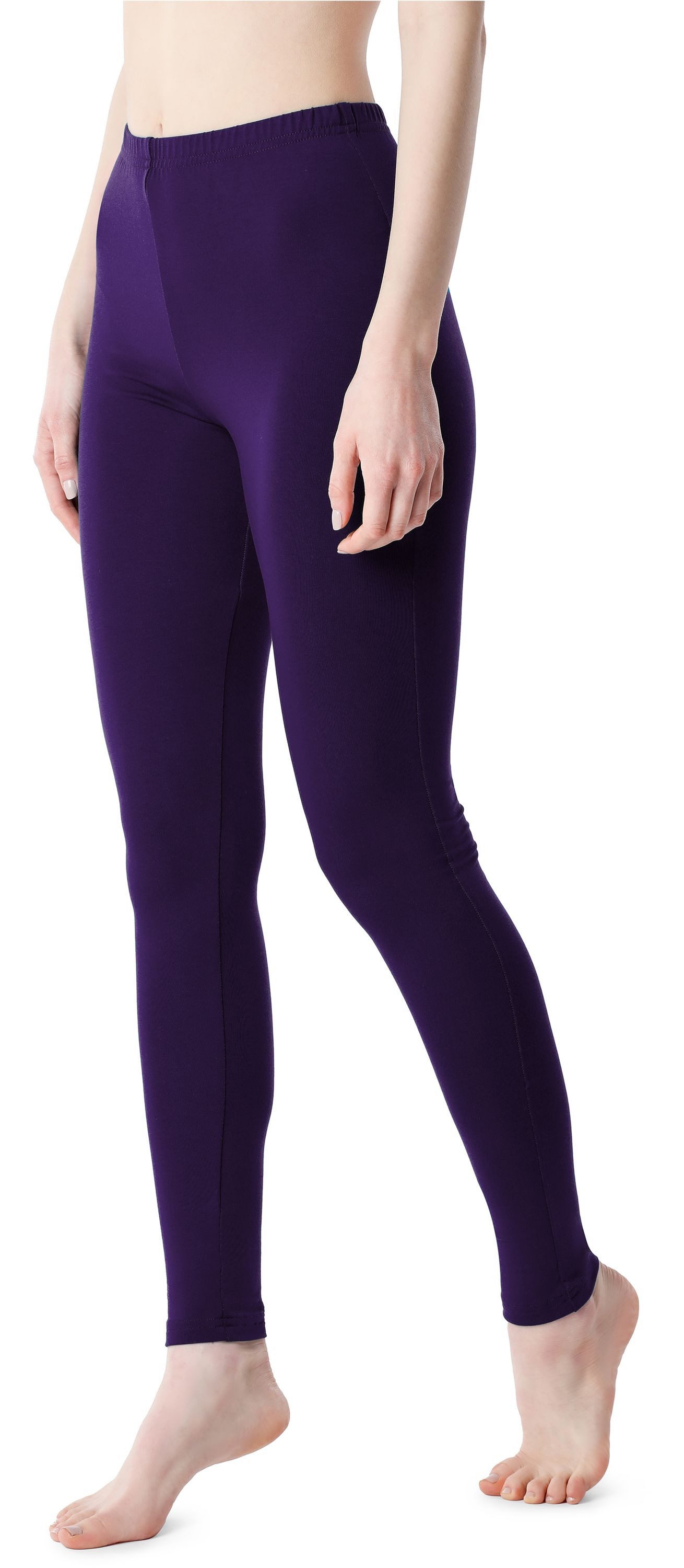 Bellivalini Leggings Damen Lange Hose Freizeithose mit bequemem Bund BLV50-203 (1-tlg) aus Viskose