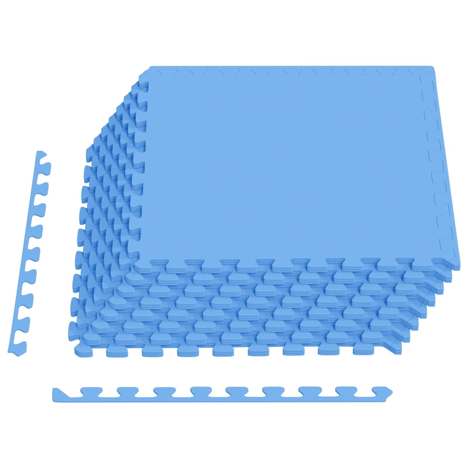 Bodenmatte Fußmatten 24 pcs Blau 8,64 m² EVA-Schaum
